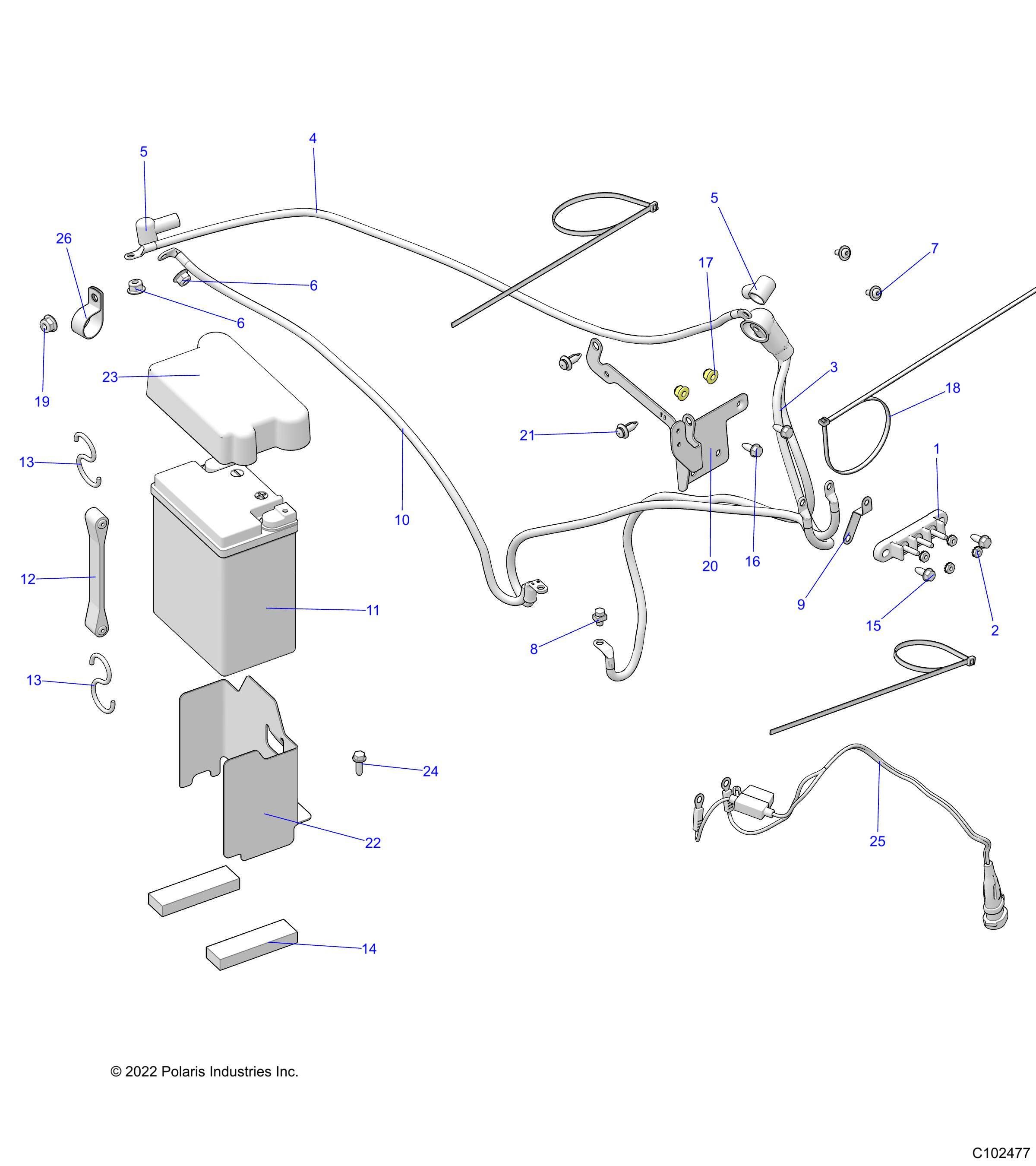 ELECTRIQUE POUR SPORTSMAN 570 6X6 EPS LE EU R01 2023