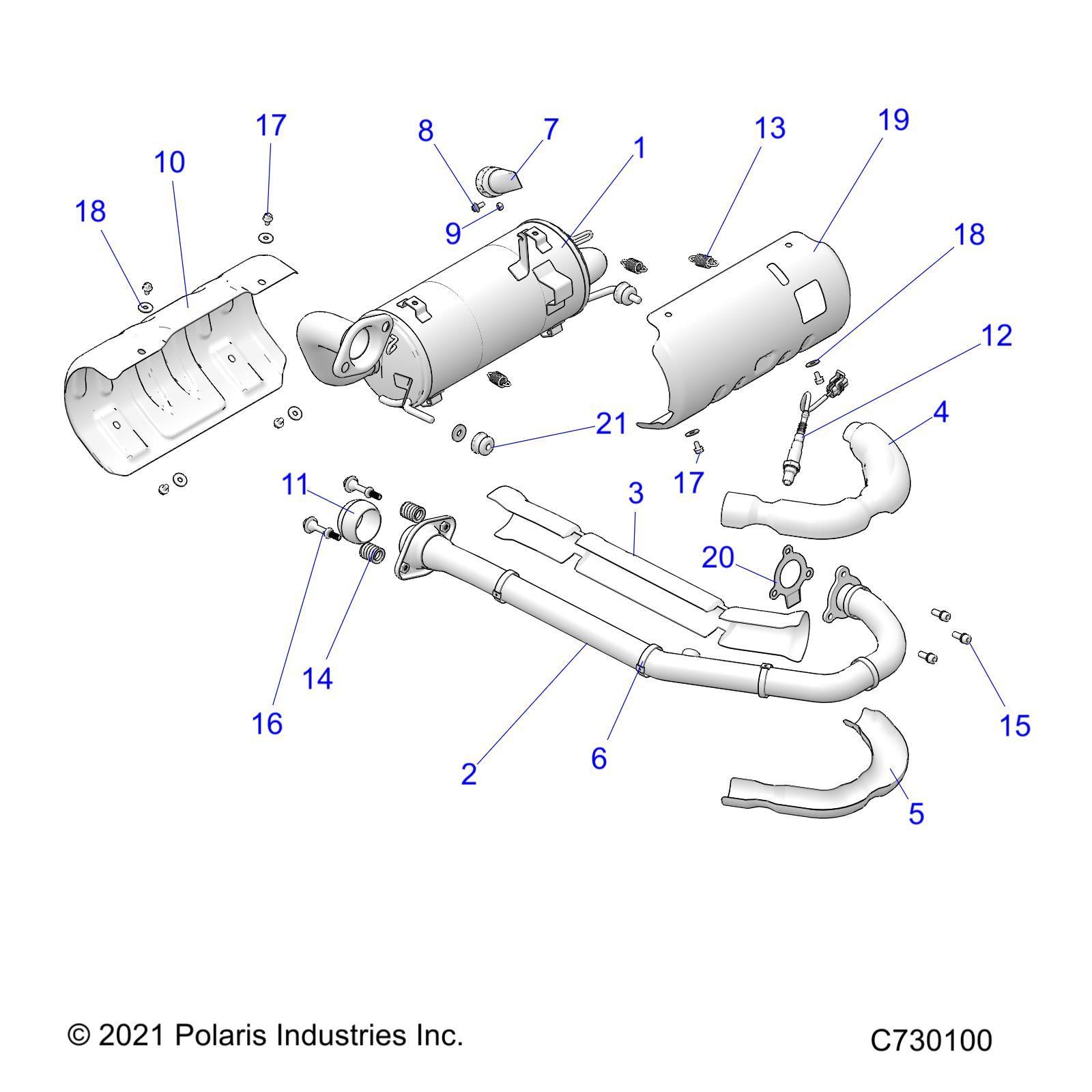 MOTEUR SYSTEME DECHAPPEMENT POUR RANGER 570 EU ZUG TRACTOR NORDIC PRO 2022