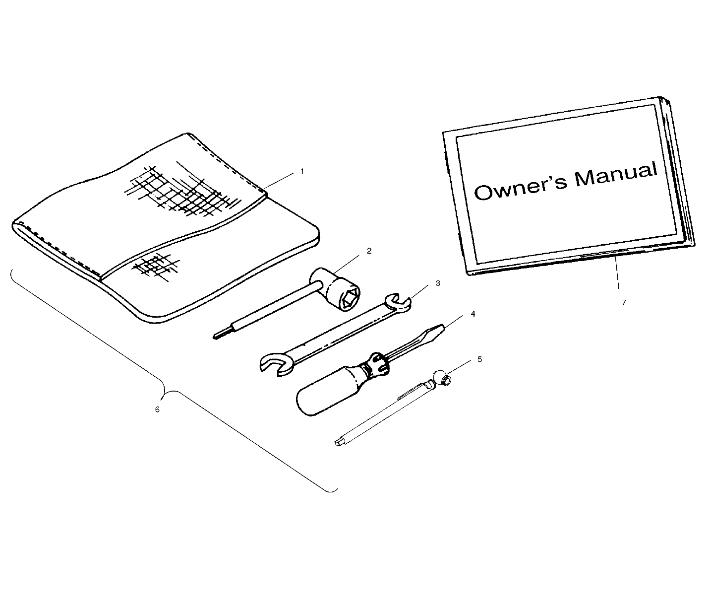 REFERENCES TROUSSE A OUTILS POUR TRAIL BLAZER 2001