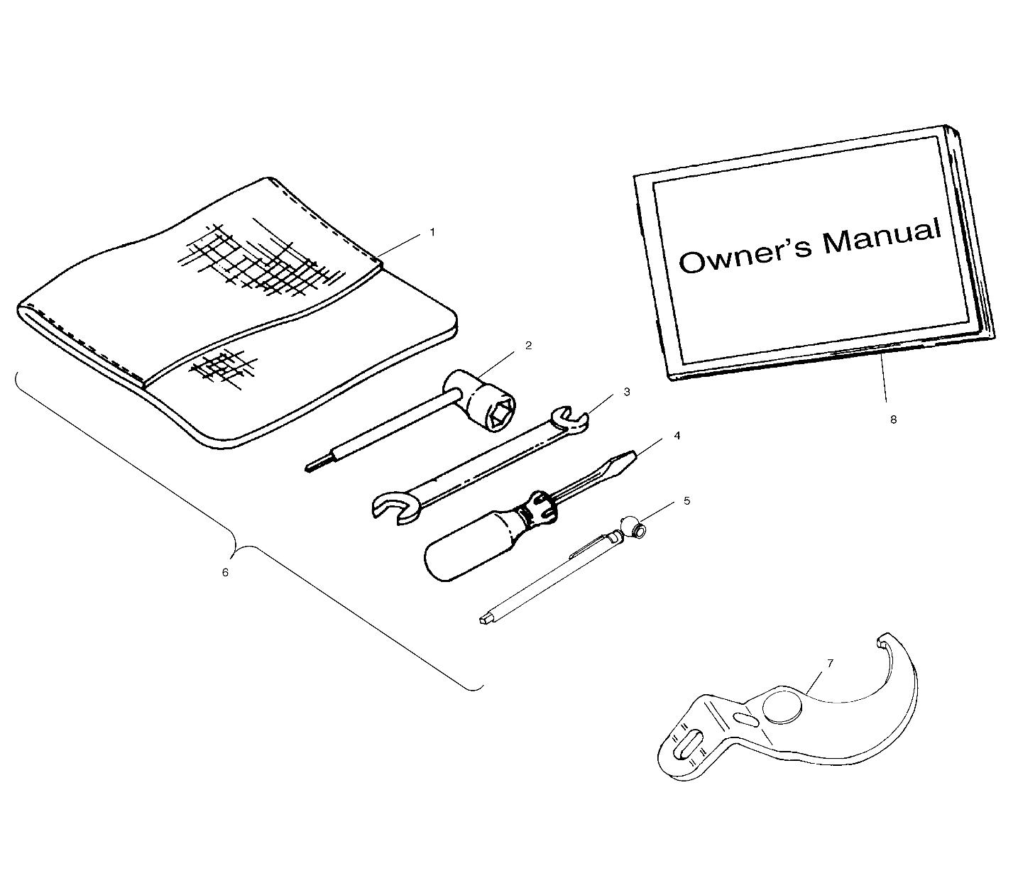 REFERENCES TROUSSE A OUTILS POUR XPLORER 2001