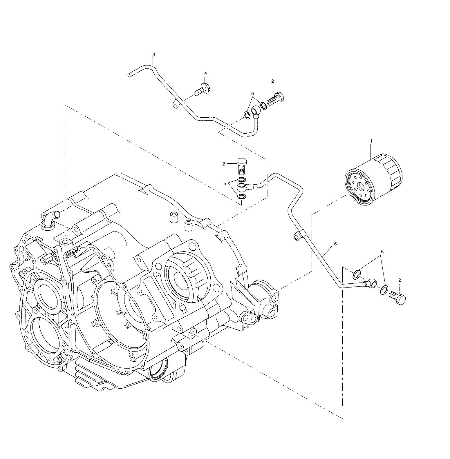 CARROSSERIE FILTRE A HUILE POUR XPEDITION 325 2001