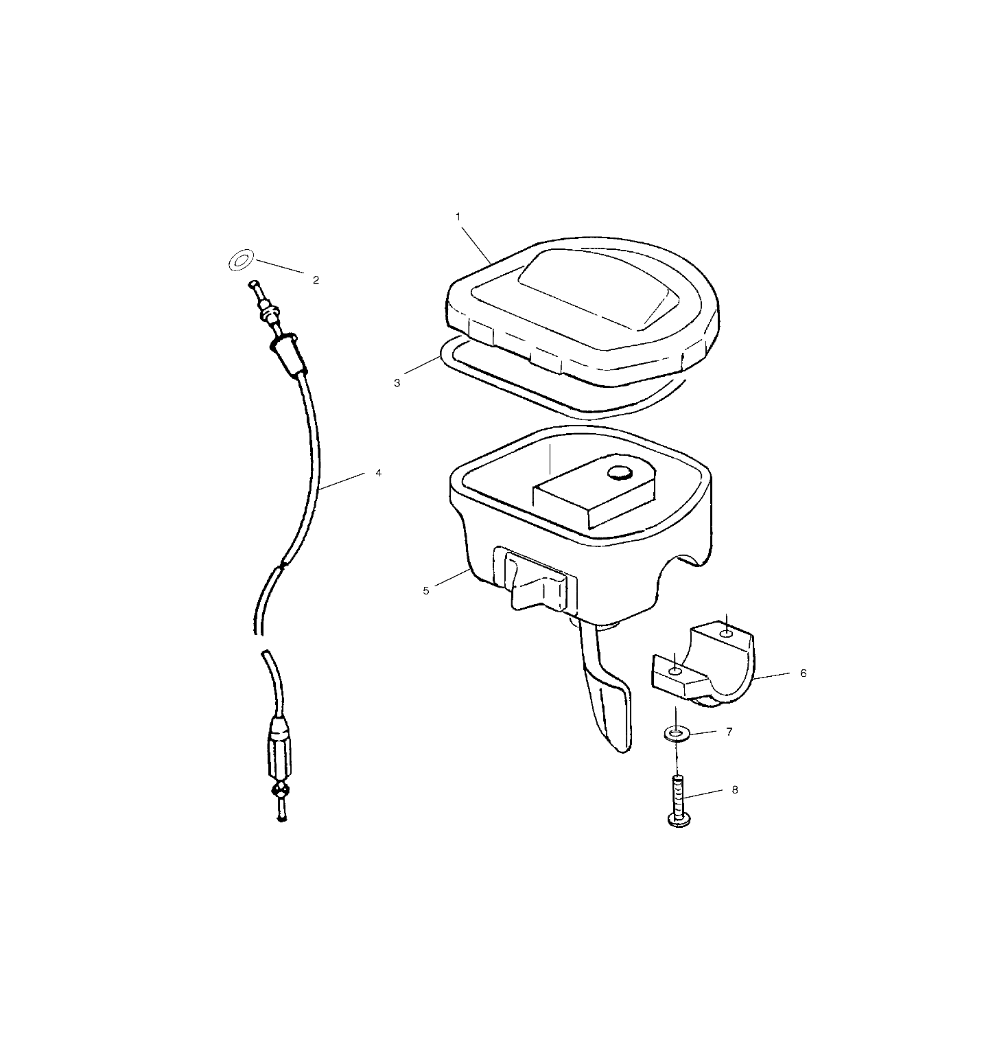 COMMANDES ACCELERATEURCABLE POUR XPEDITION 425 2001