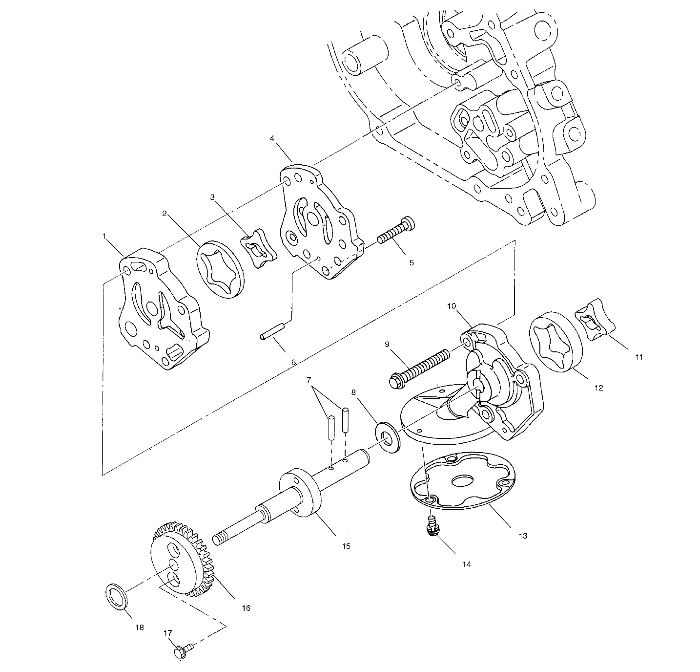 CARROSSERIE POMPE A HUILE POUR DIESEL 2001