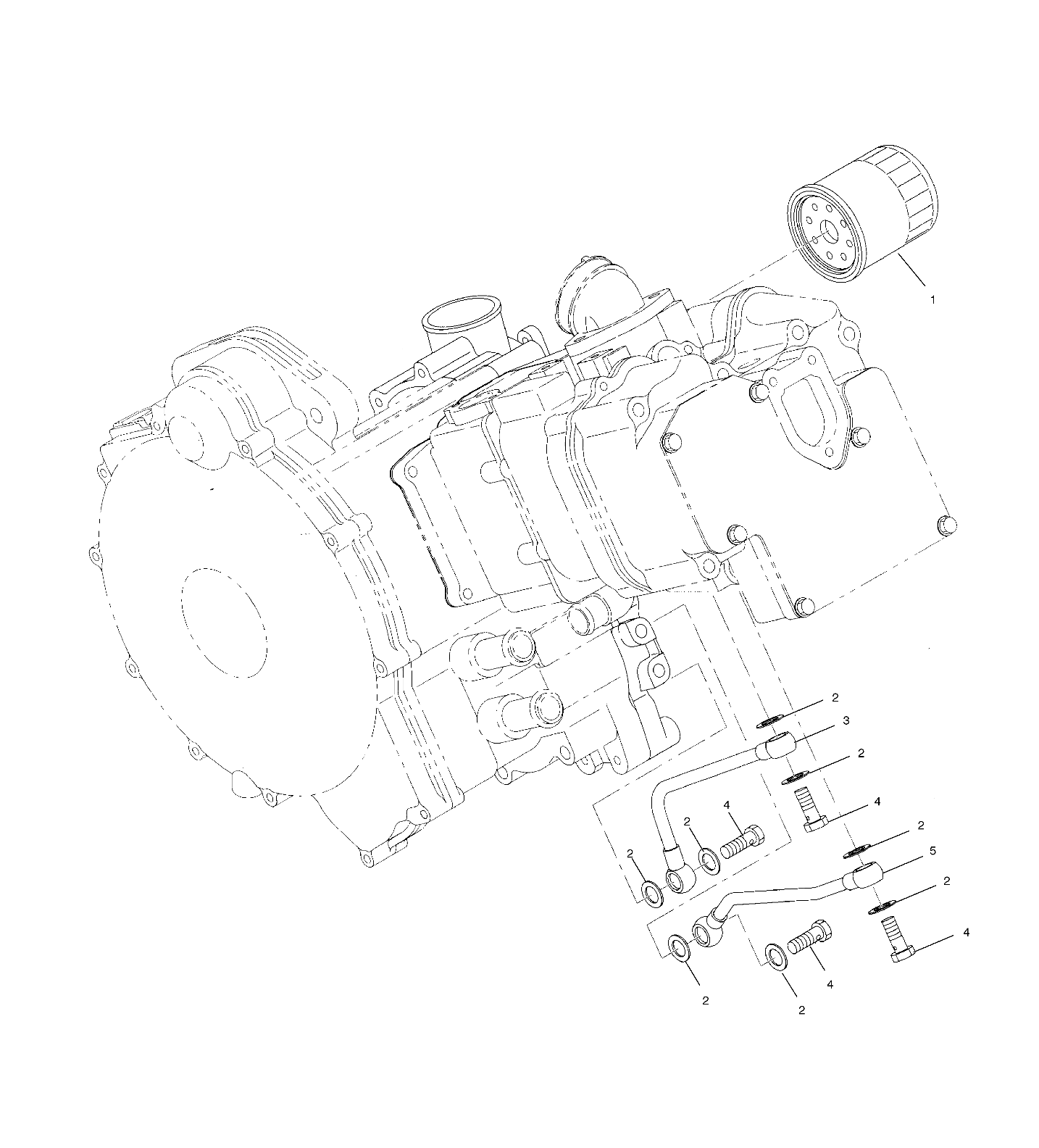CARROSSERIE FILTRE A HUILE POUR DIESEL 2001