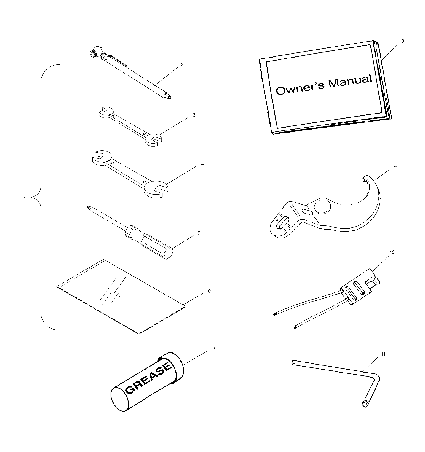 REFERENCES TROUSSE A OUTILS POUR DIESEL 2001
