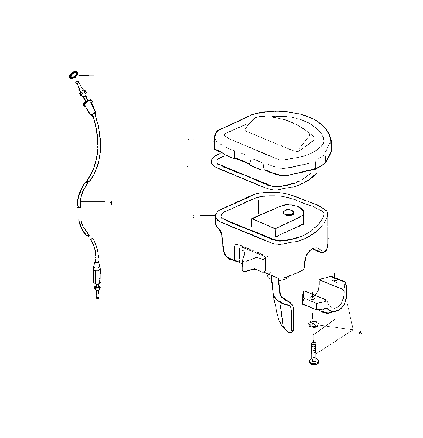 COMMANDES ACCELERATEURCABLE POUR SPORTSMAN 500 DUSE HO 2001