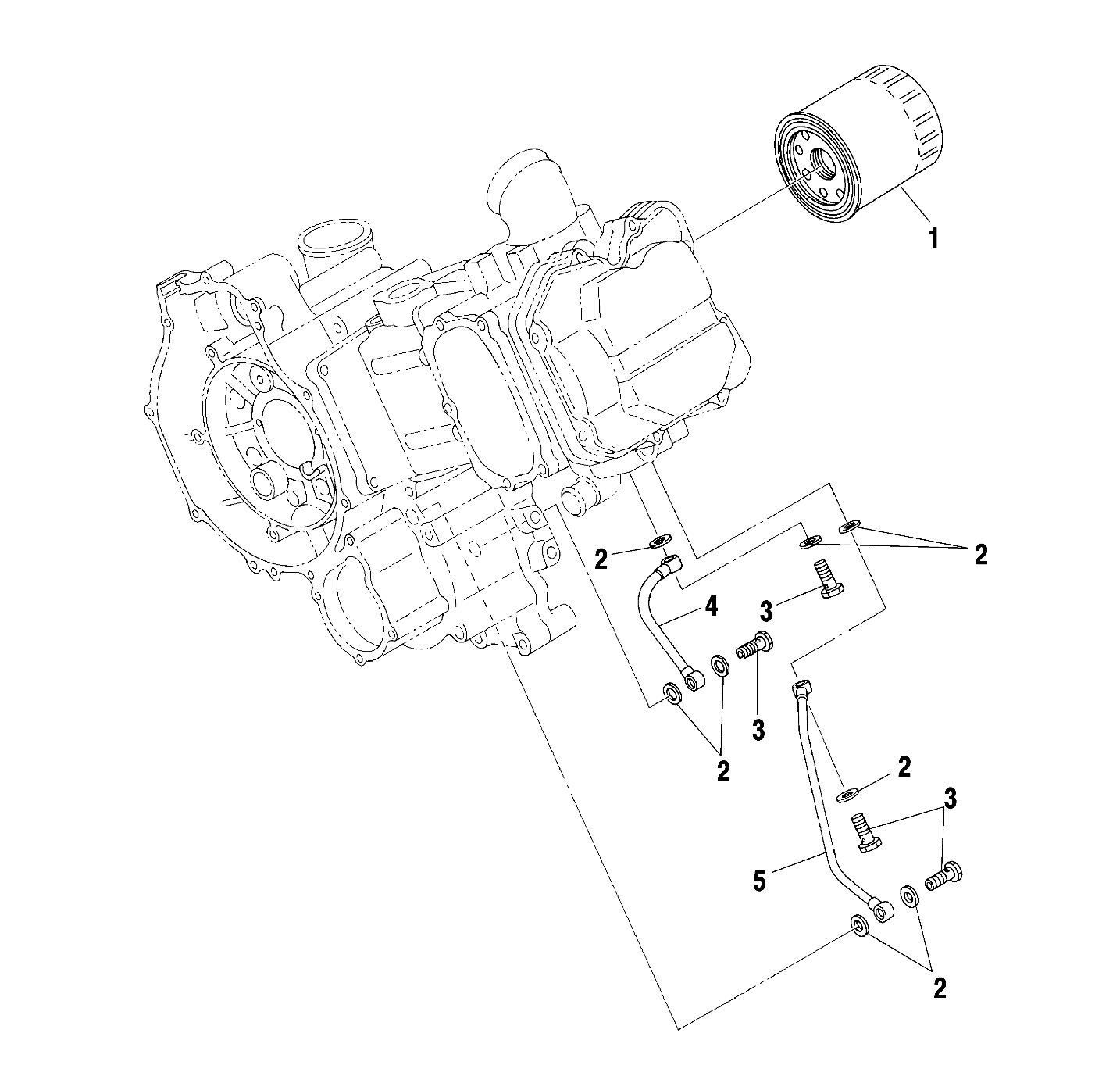 CARROSSERIE FILTRE A HUILE POUR INTL BIG BOSS 6X6 2001