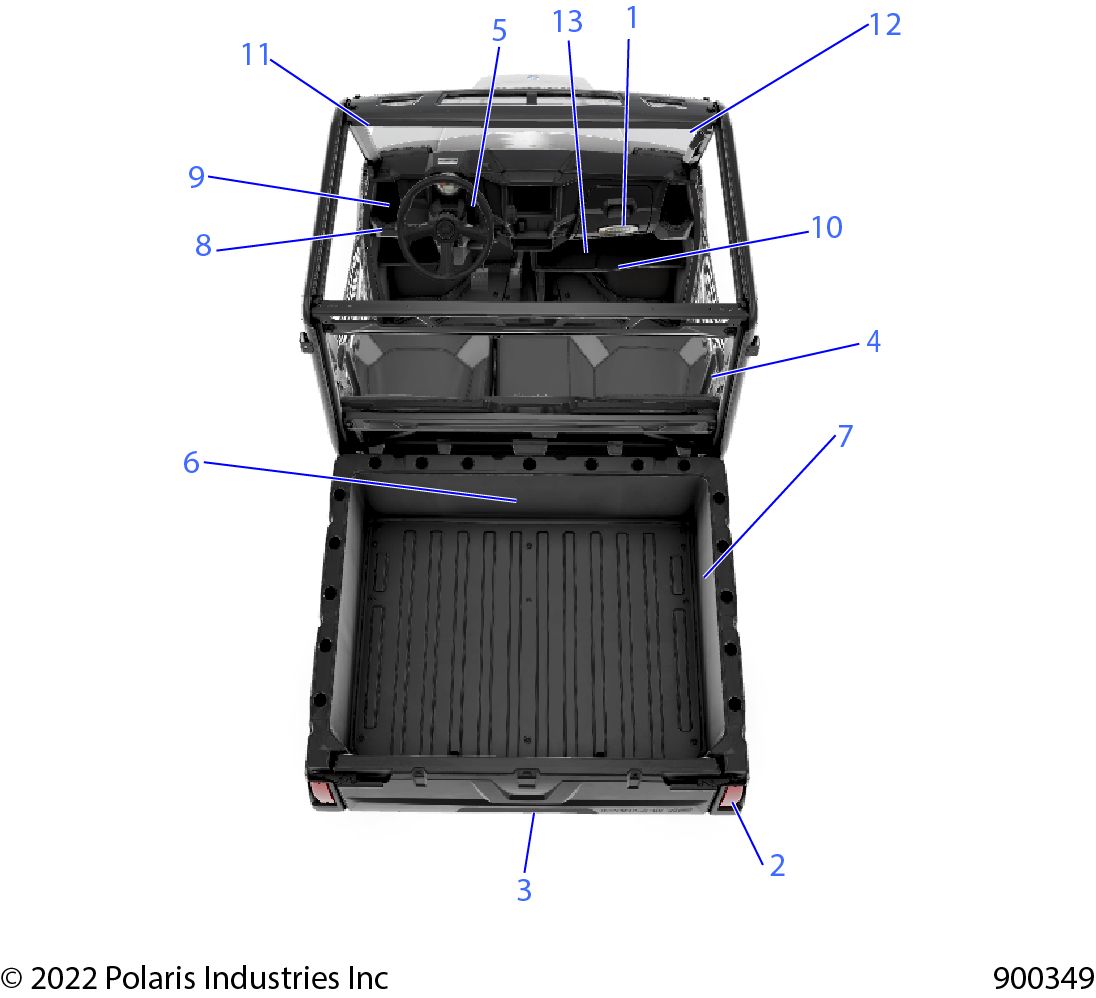 CARROSSERIE AUTOCOLLANTS GENERAL POUR RANGER EV 2022