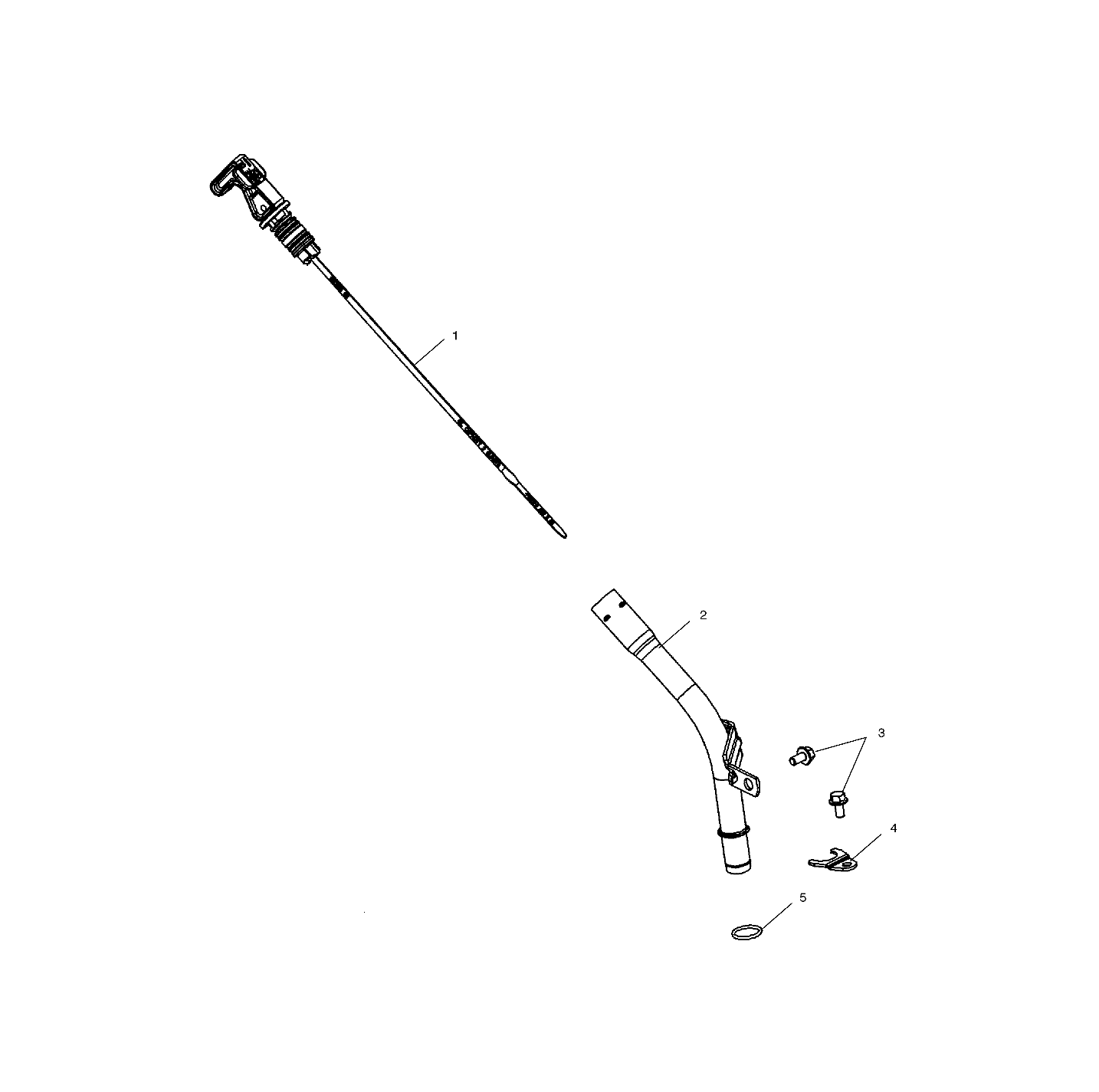 CARROSSERIE JAUGE A HUILE POUR SPORTSMAN 700 2002
