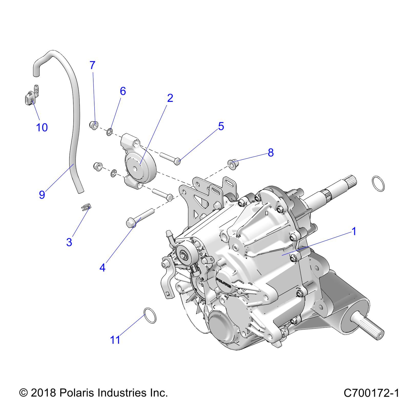 TRANSMISSION MONTAGE BOITE PRINCIPALE POUR GENERAL XP4 SPORT 1000 HUNTER 2022