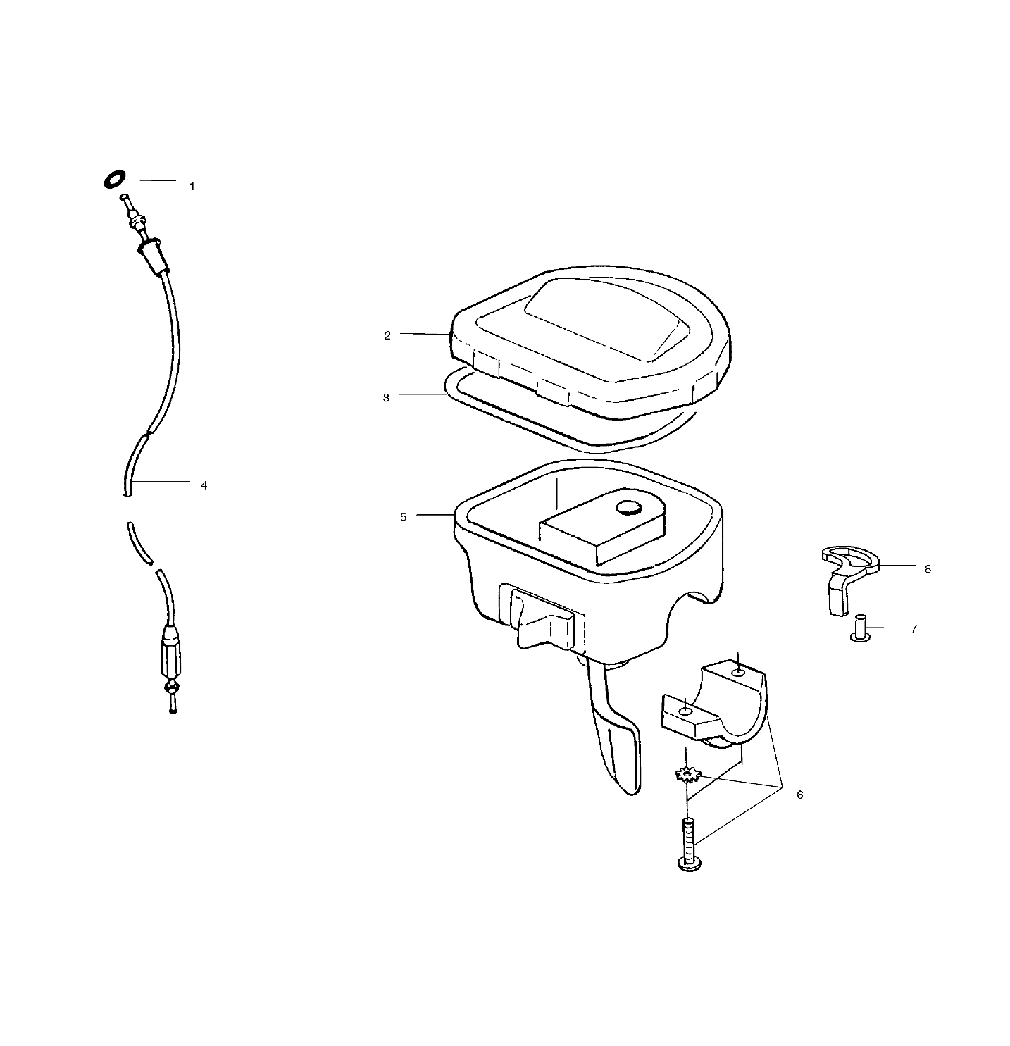 COMMANDES ACCELERATEURCABLE POUR BIG BOSS 6X6 2002