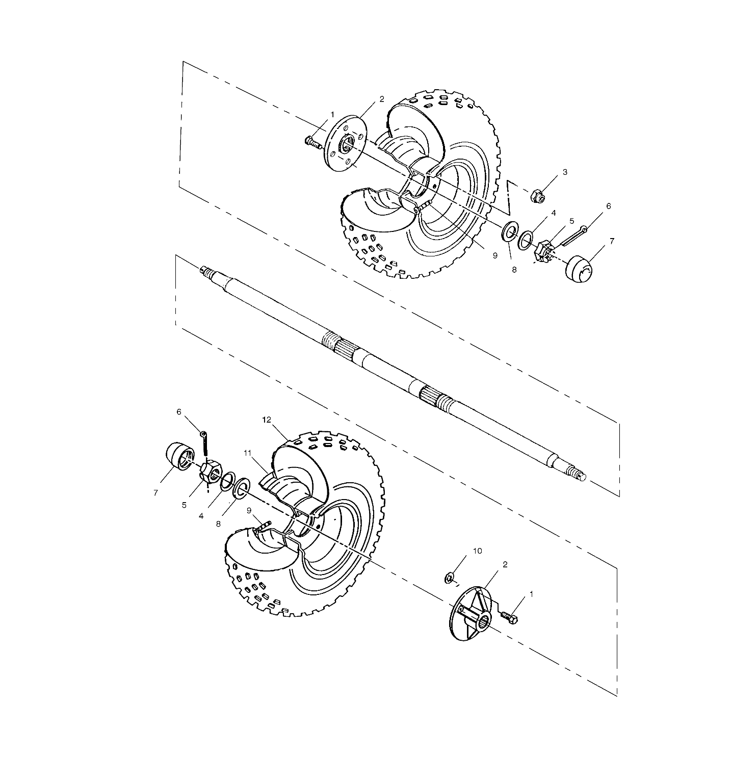ROUES ROUE ARRIERE POUR XPLORER 4X4 2002