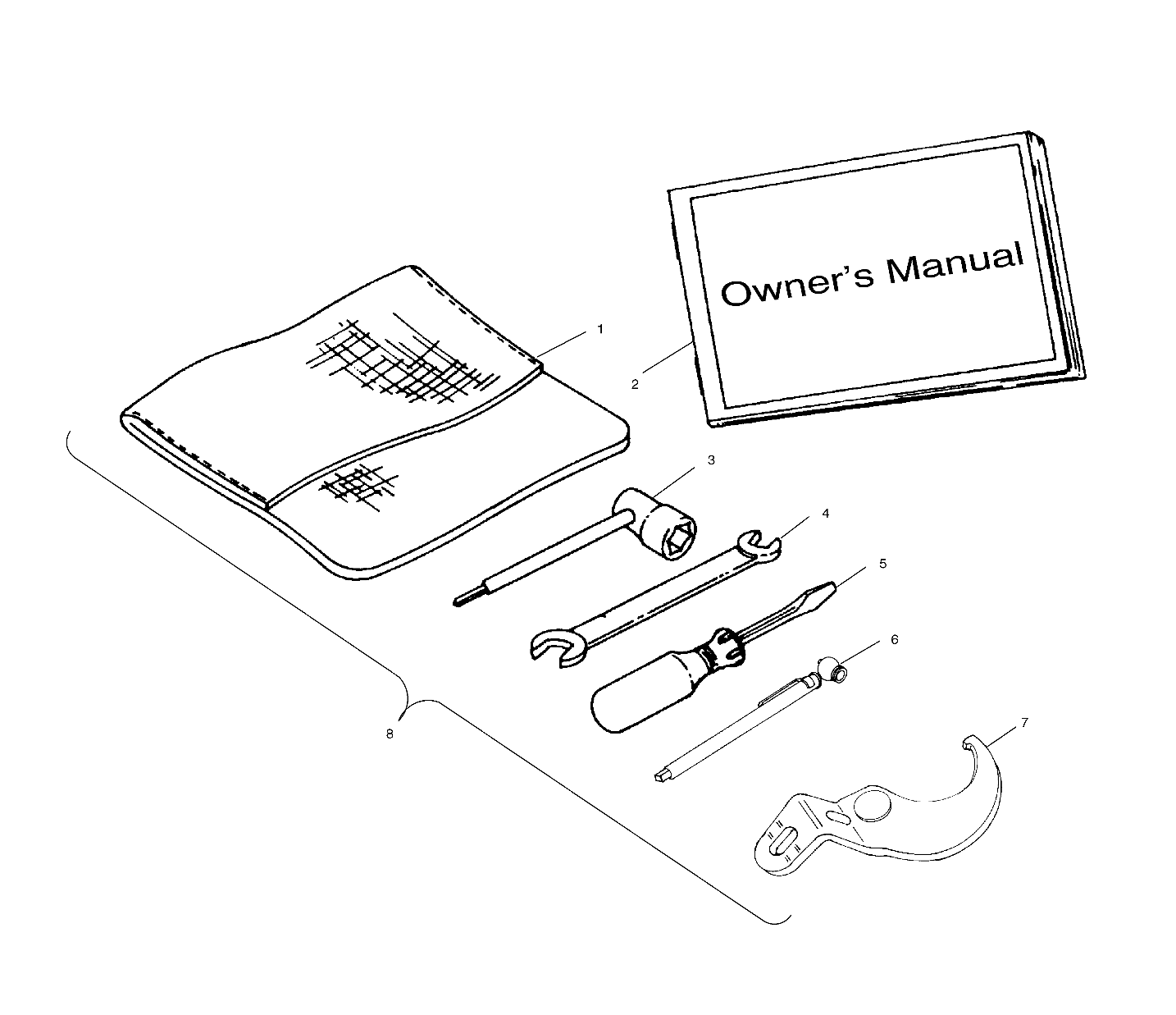 REFERENCES TROUSSE A OUTILS POUR XPLORER 4X4 2002