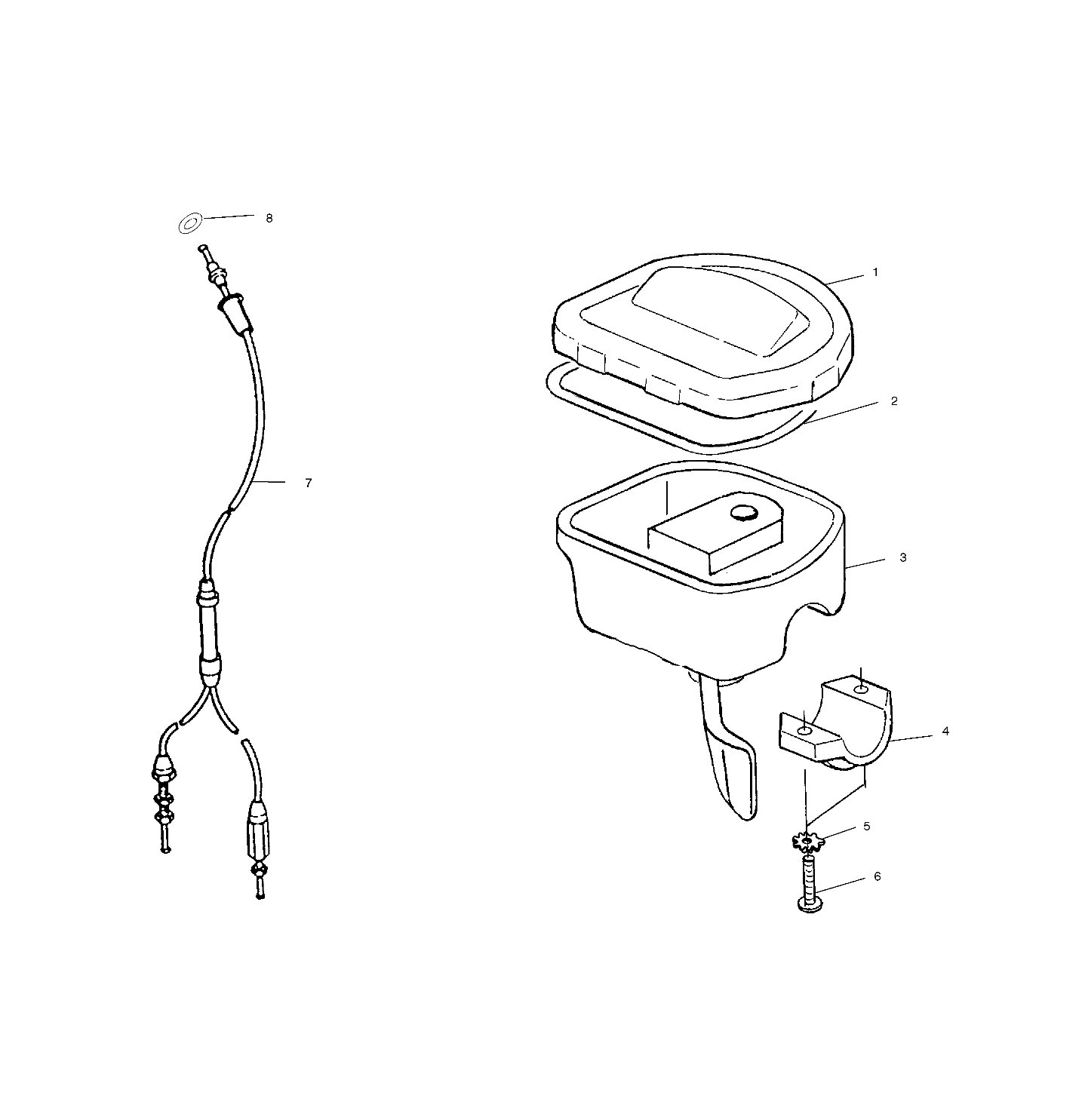 COMMANDES ACCELERATEURCABLE POUR TRAIL BLAZER 2002
