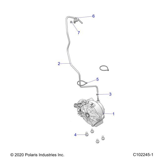 TRANSMISSION MONTAGE BOITE AVANT POUR SPORTSMAN TOURING 570 PREMIUM TRACTOR 2021
