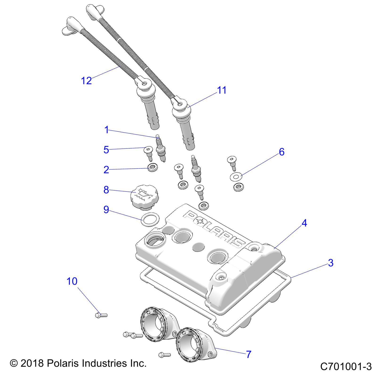 MOTEUR ACCELERATEUR ET COUVERCLE DE SOUPAPES POUR RZR XP TURBO 2020