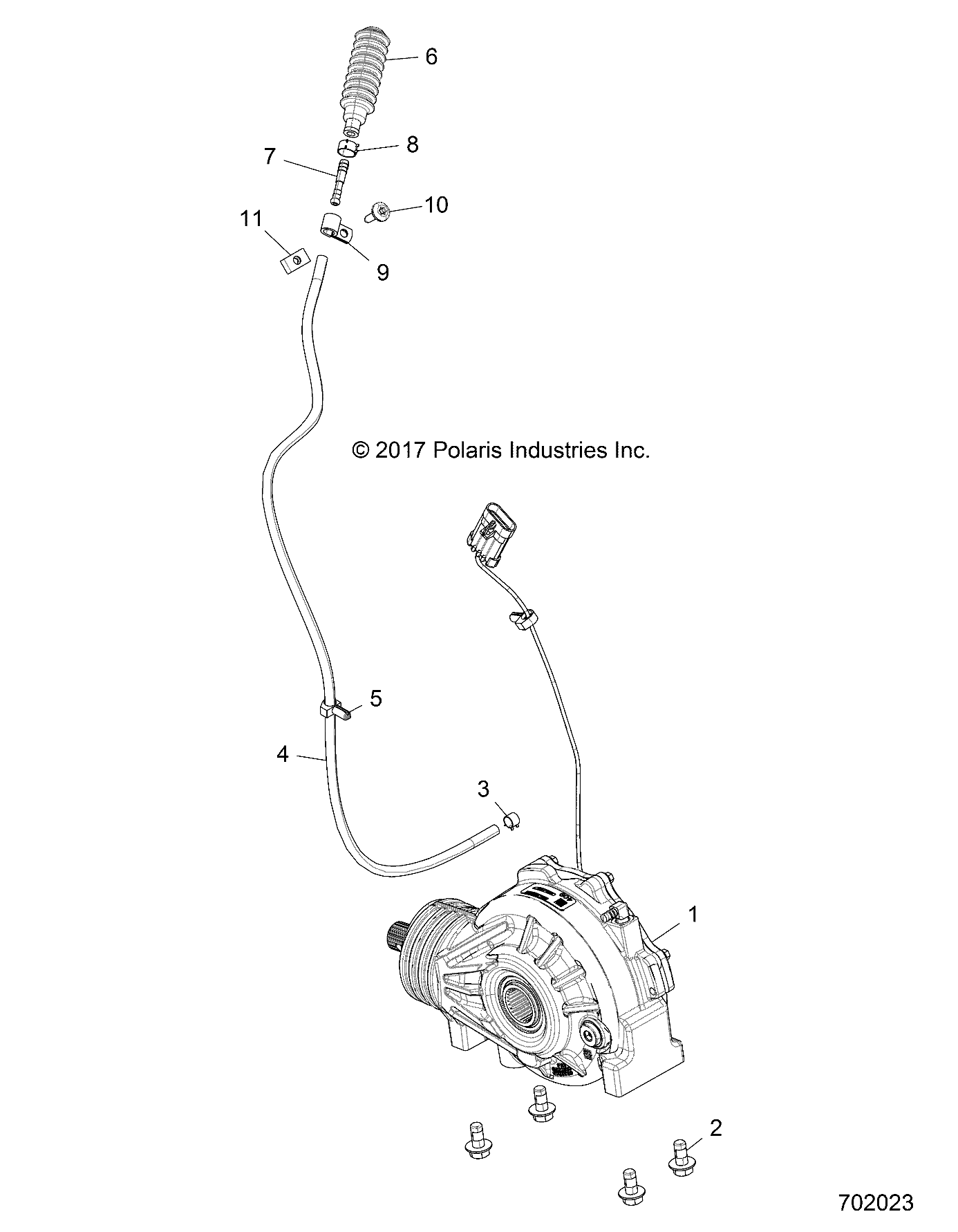 TRANSMISSION MONTAGE BOITE AVANT POUR RZR XP1000 2019