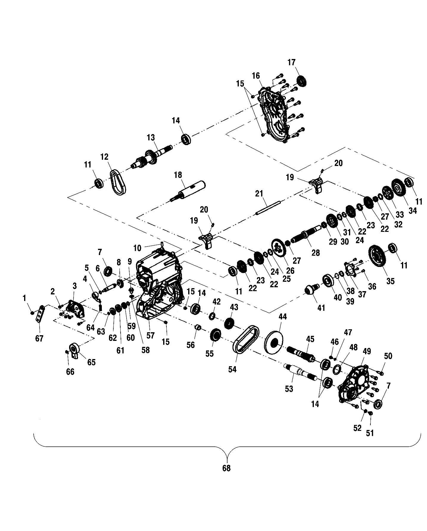 TRANSMISSION BOITE DE VITESSE POUR RANGER SERIES 10