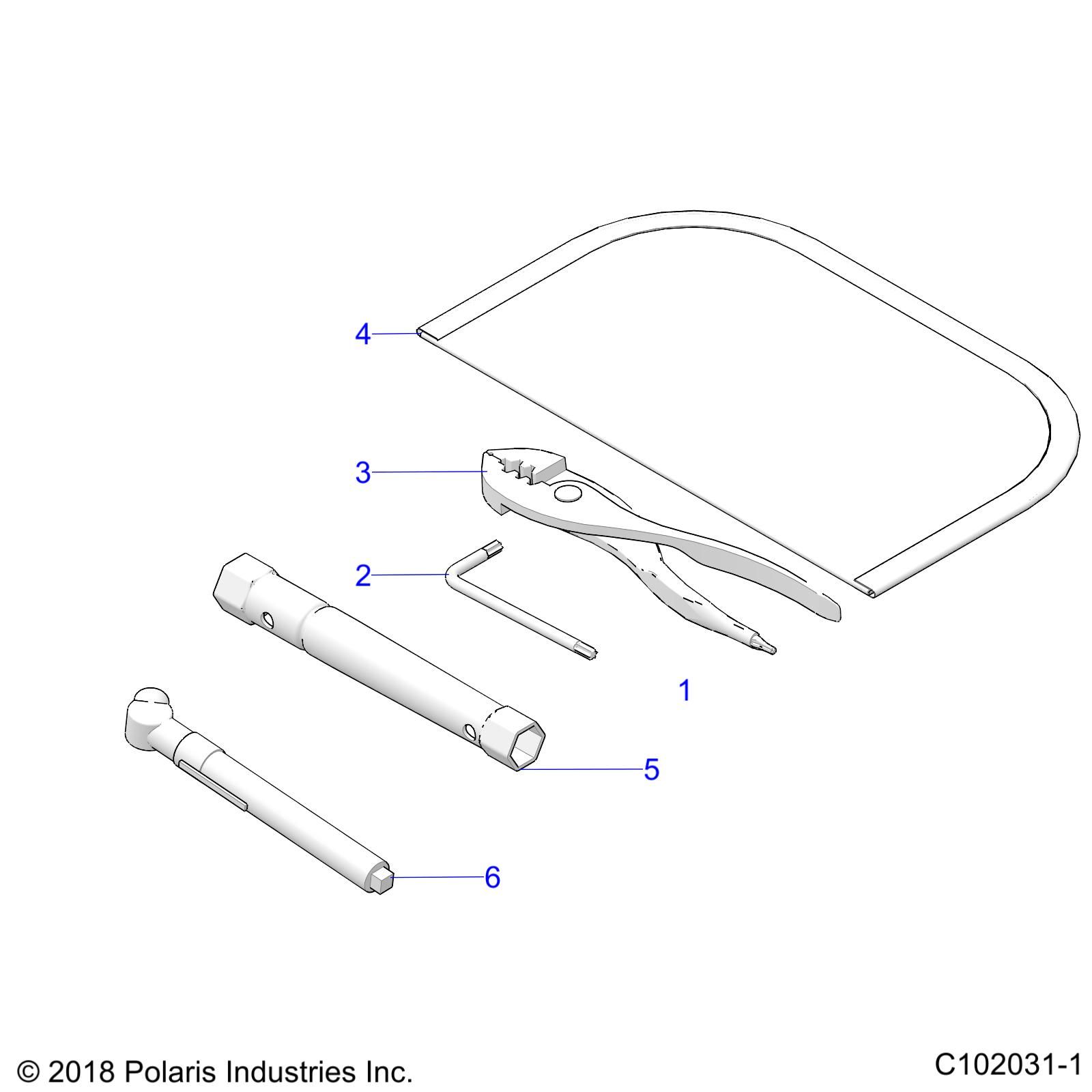 OUTILS KIT OUTILS POUR SPORTSMAN 450 HO 2020