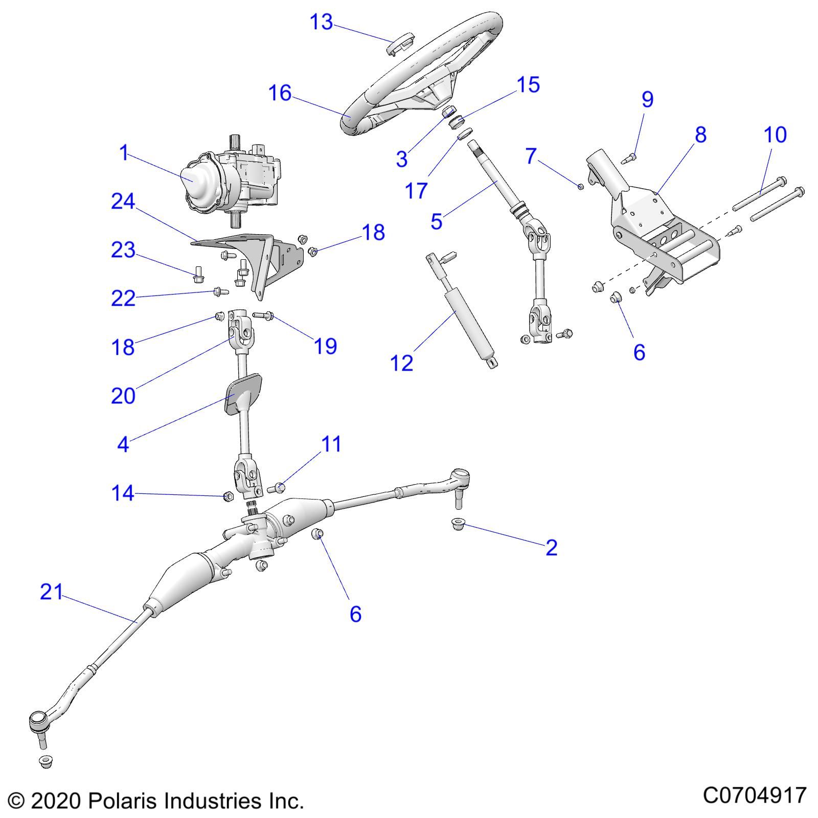 DIRECTION DIRECTION EPS ASM POUR RANGER 1000 EPS R03 2023