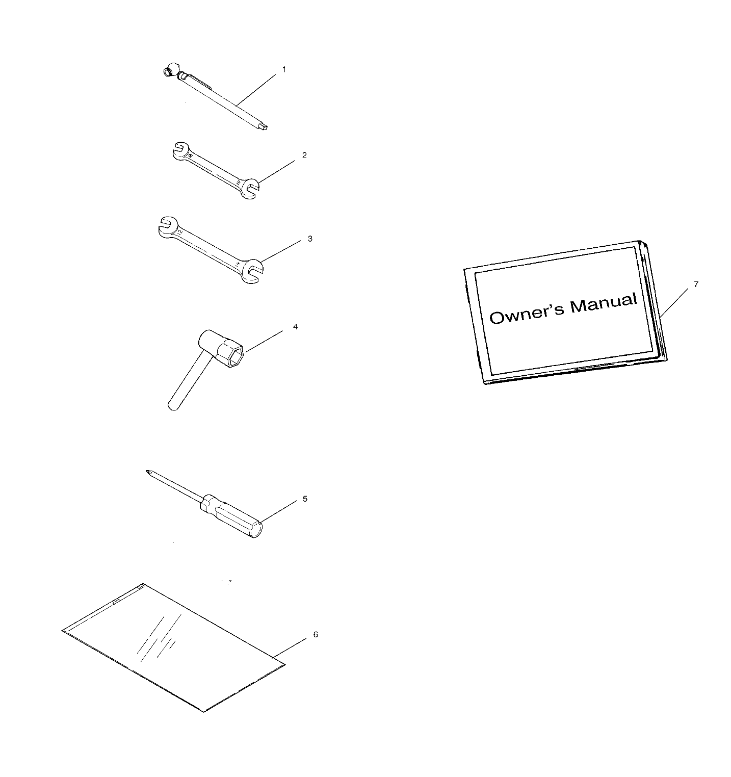REFERENCES TROUSSE A OUTILS POUR MAGNUM 330 2X4 2004