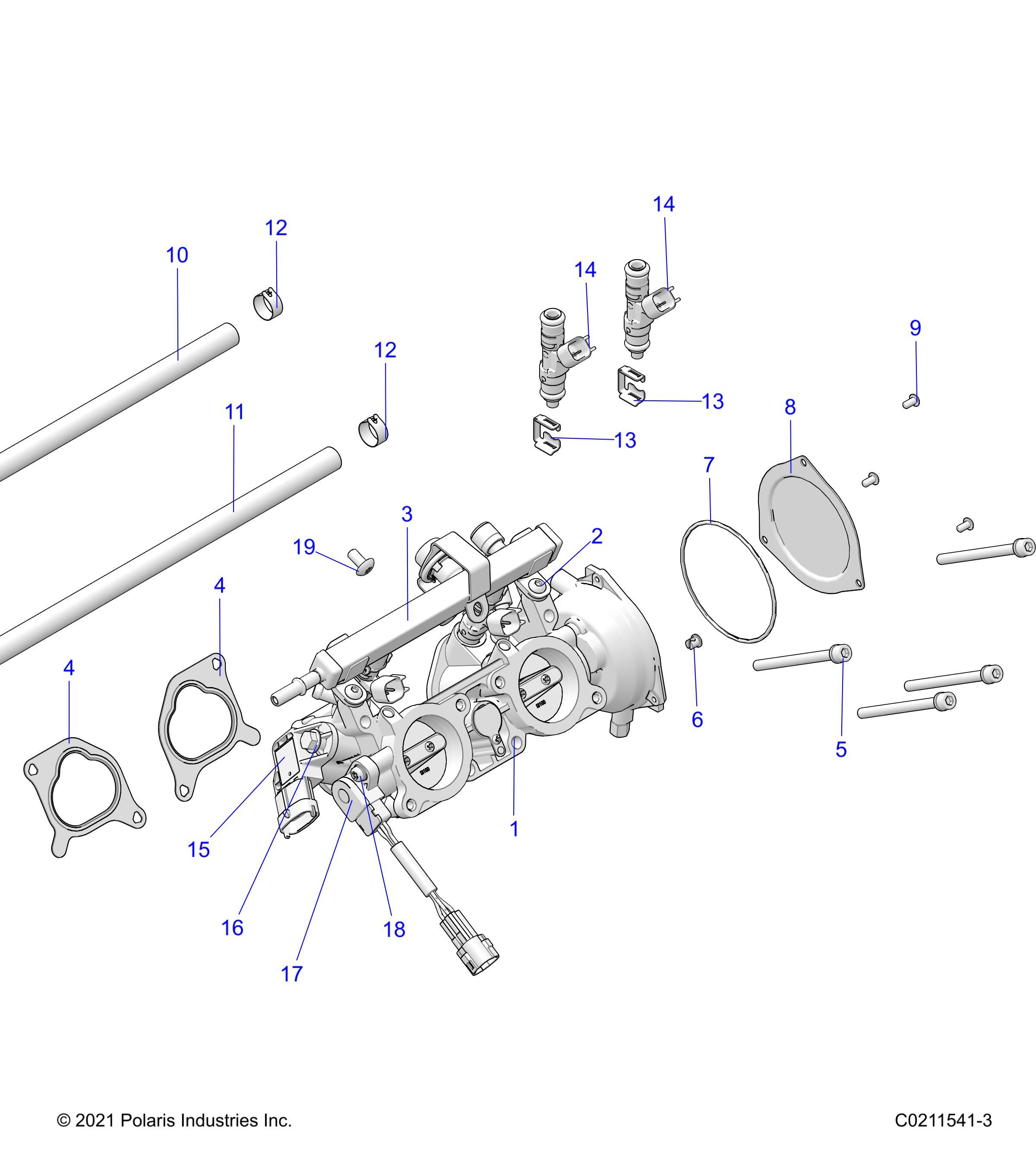 MOTEUR ACCELERATEUR POUR SPORTSMAN 850 EPS 48 2022