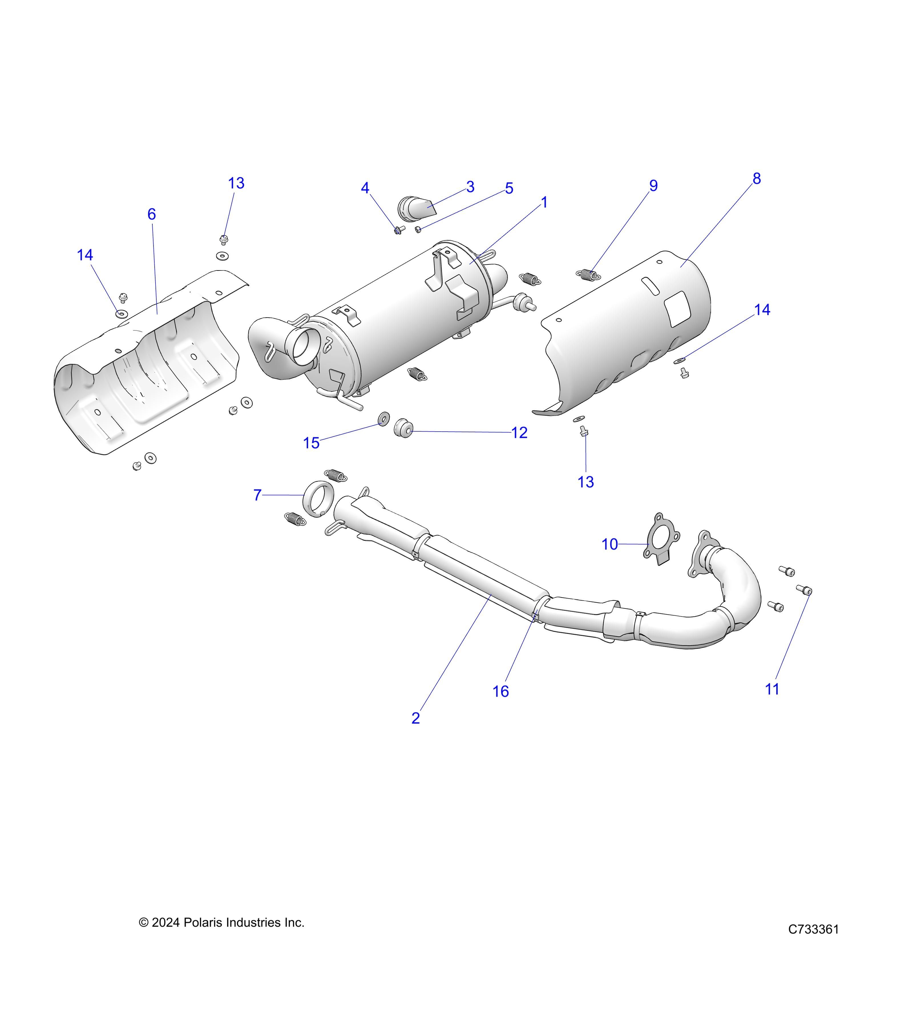 MOTEUR SYSTEME DECHAPPEMENT POUR RANGER 530 ISRAEL 2025