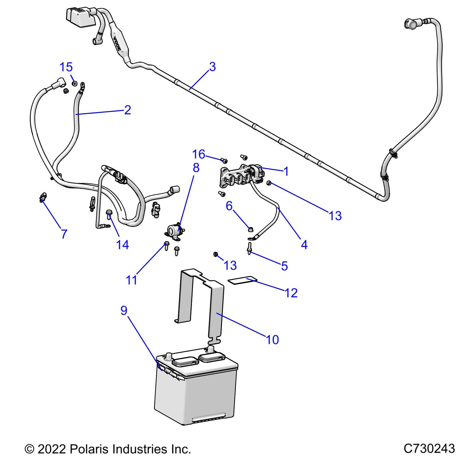 ELECTRIQUE BATTERIE POUR RANGER CREW 1000 2022