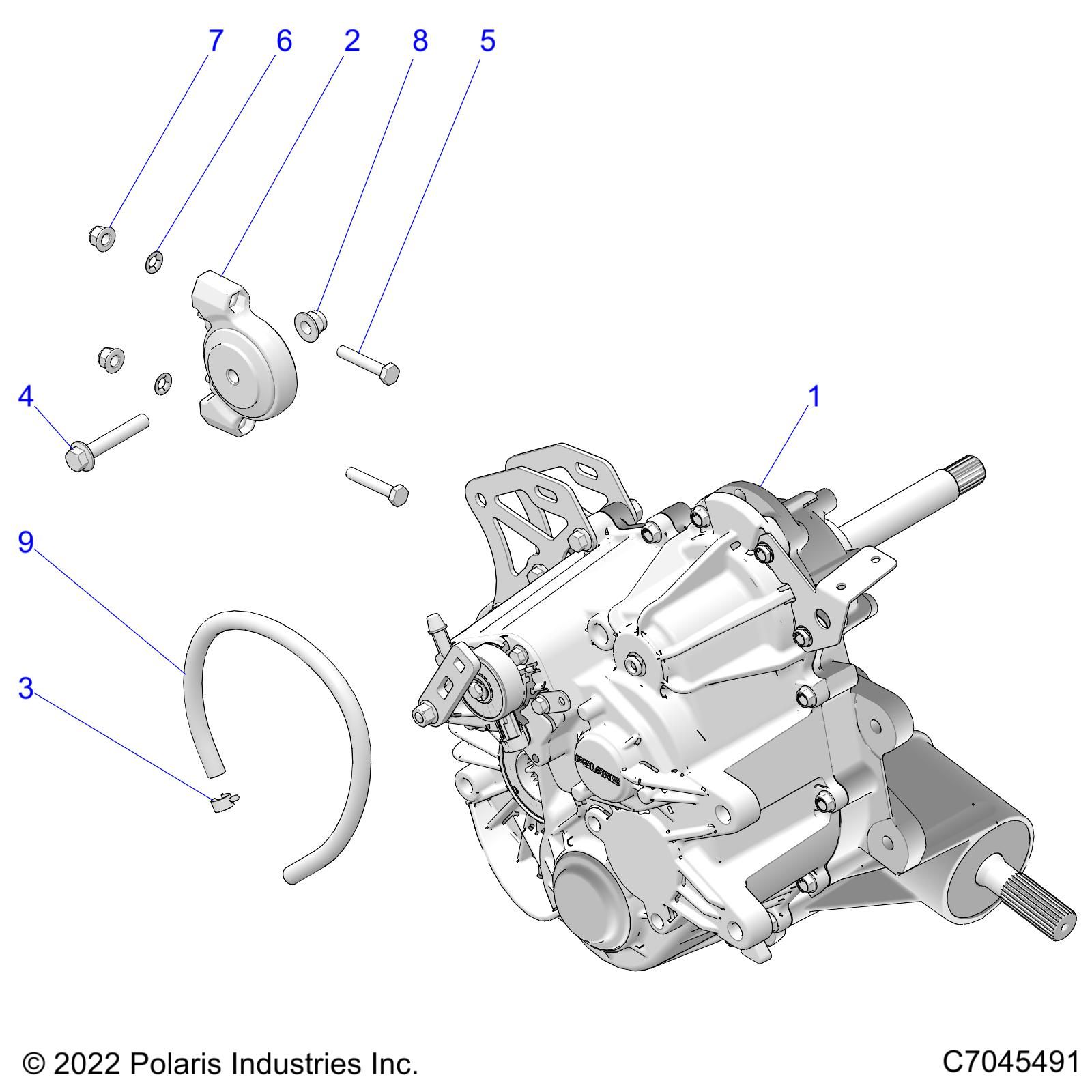 TRANSMISSION MONTAGE BOITE PRINCIPALE POUR RANGER 500 2022