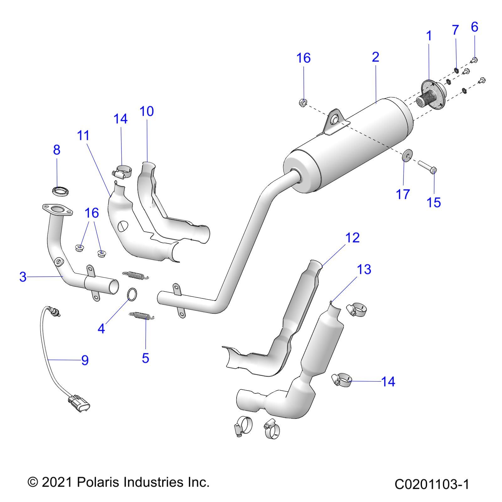 MOTEUR ECHAPPEMENT POUR RZR 200 EVAP R02 2023