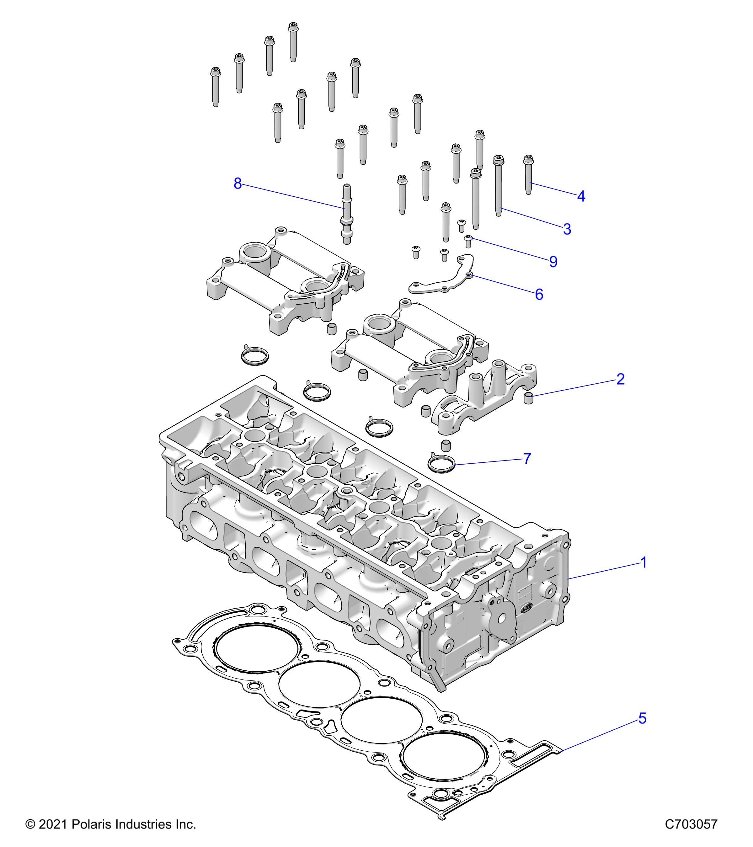 MOTEUR TETE DE CYLINDRE POUR RZR PRO R 4 SPORT R01 2023