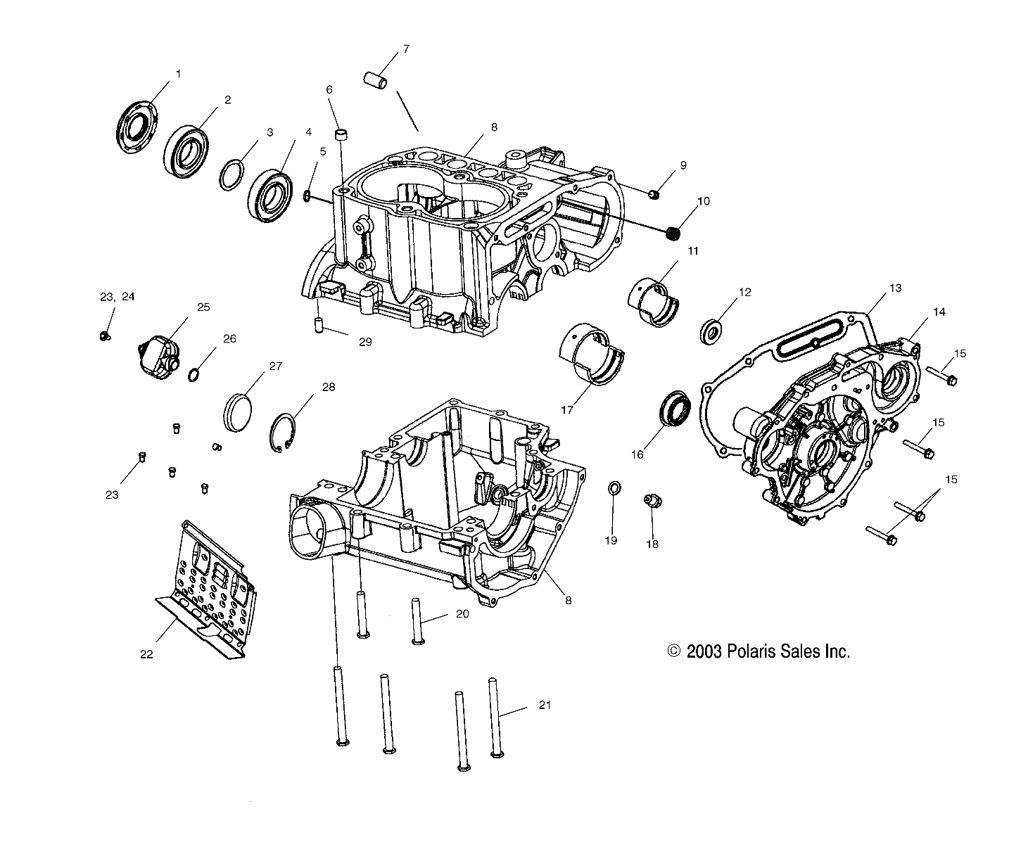 MOTEUR CARTER MOTEUR POUR SPORTSMAN 700 2006