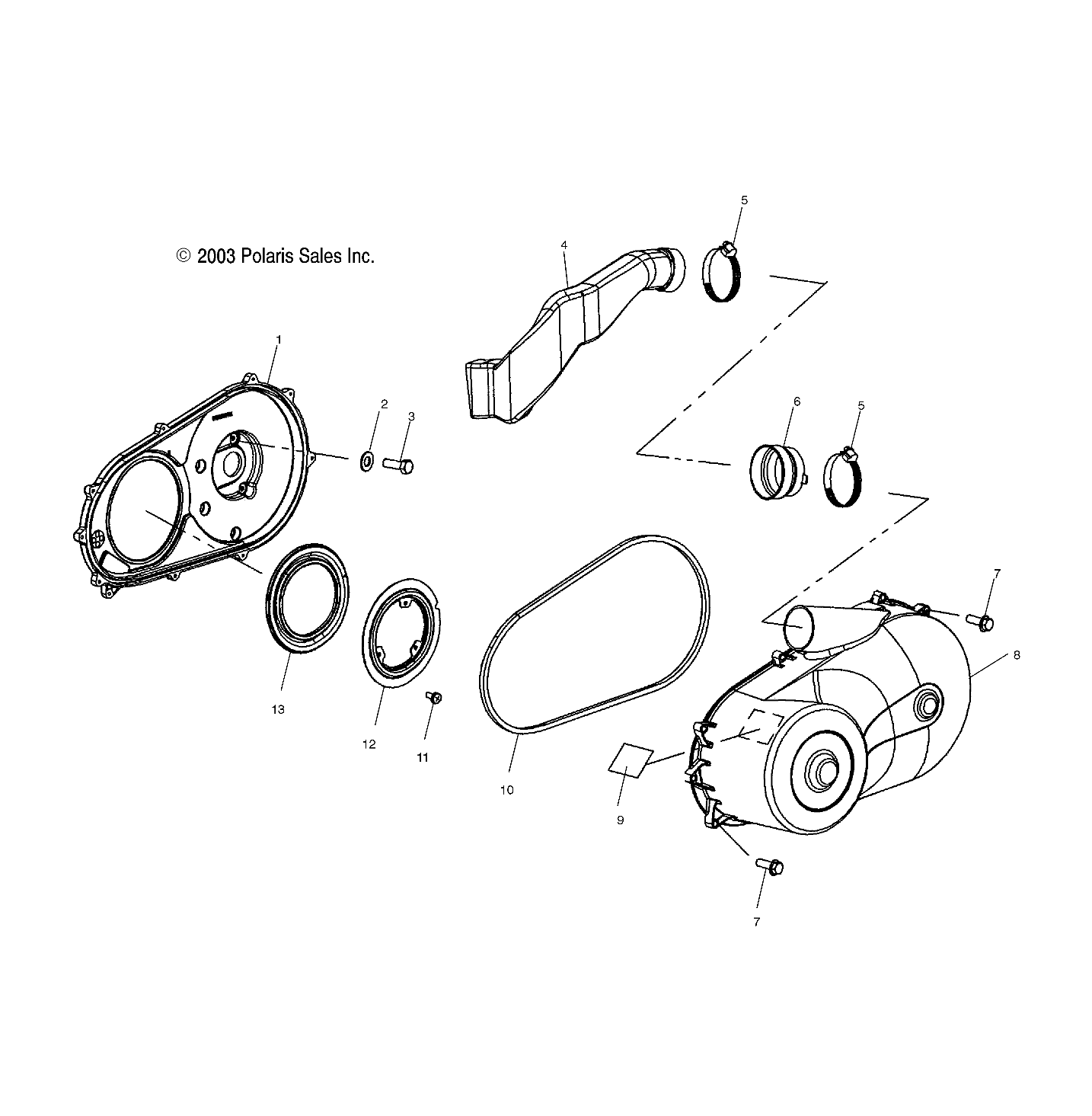 TRANSMISSION CARTER DEMBRAYAGE POUR RANGER 2X44X46X6 2004
