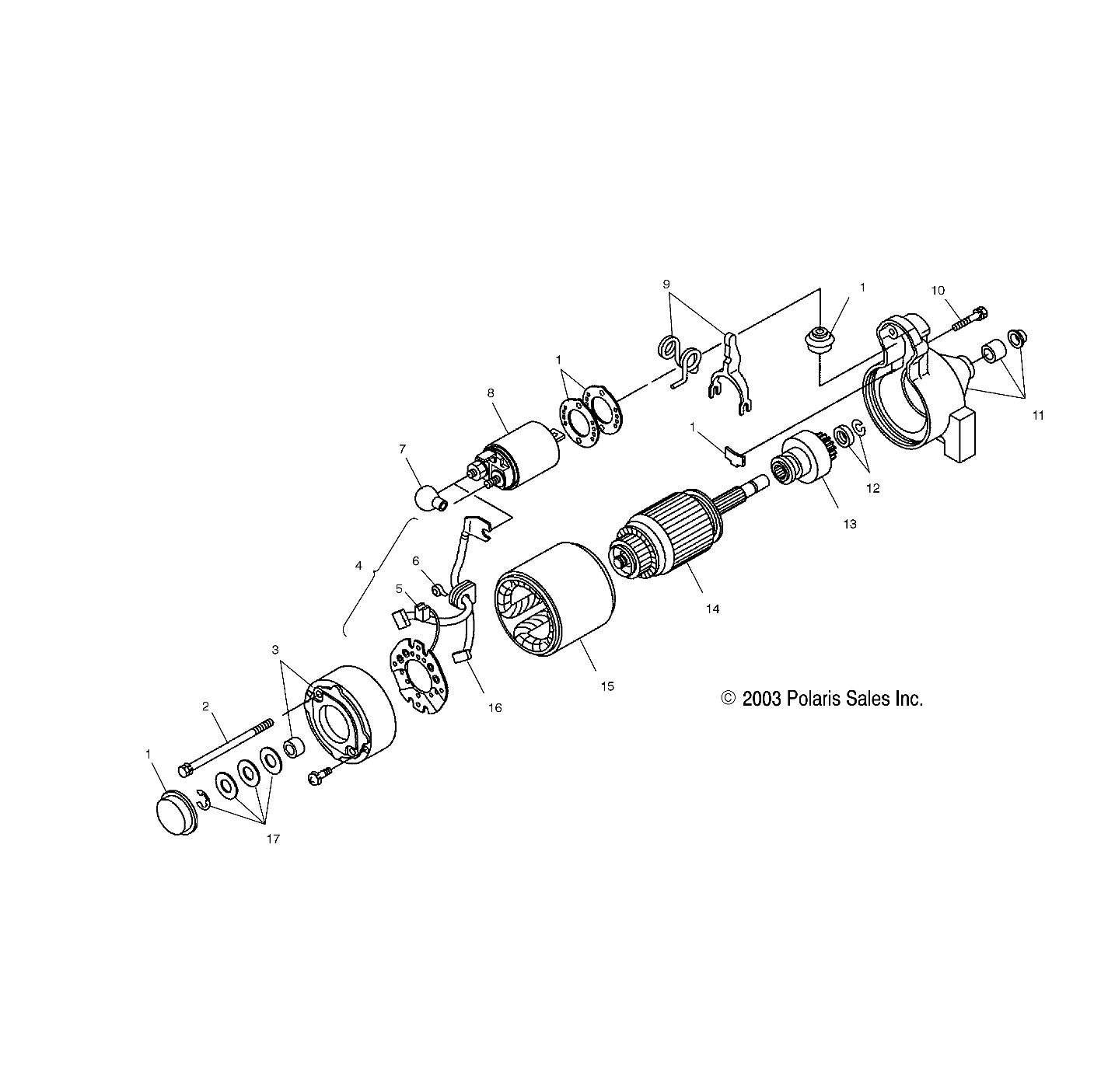 MOTEUR DEMARREUR POUR RANGER TM 2004