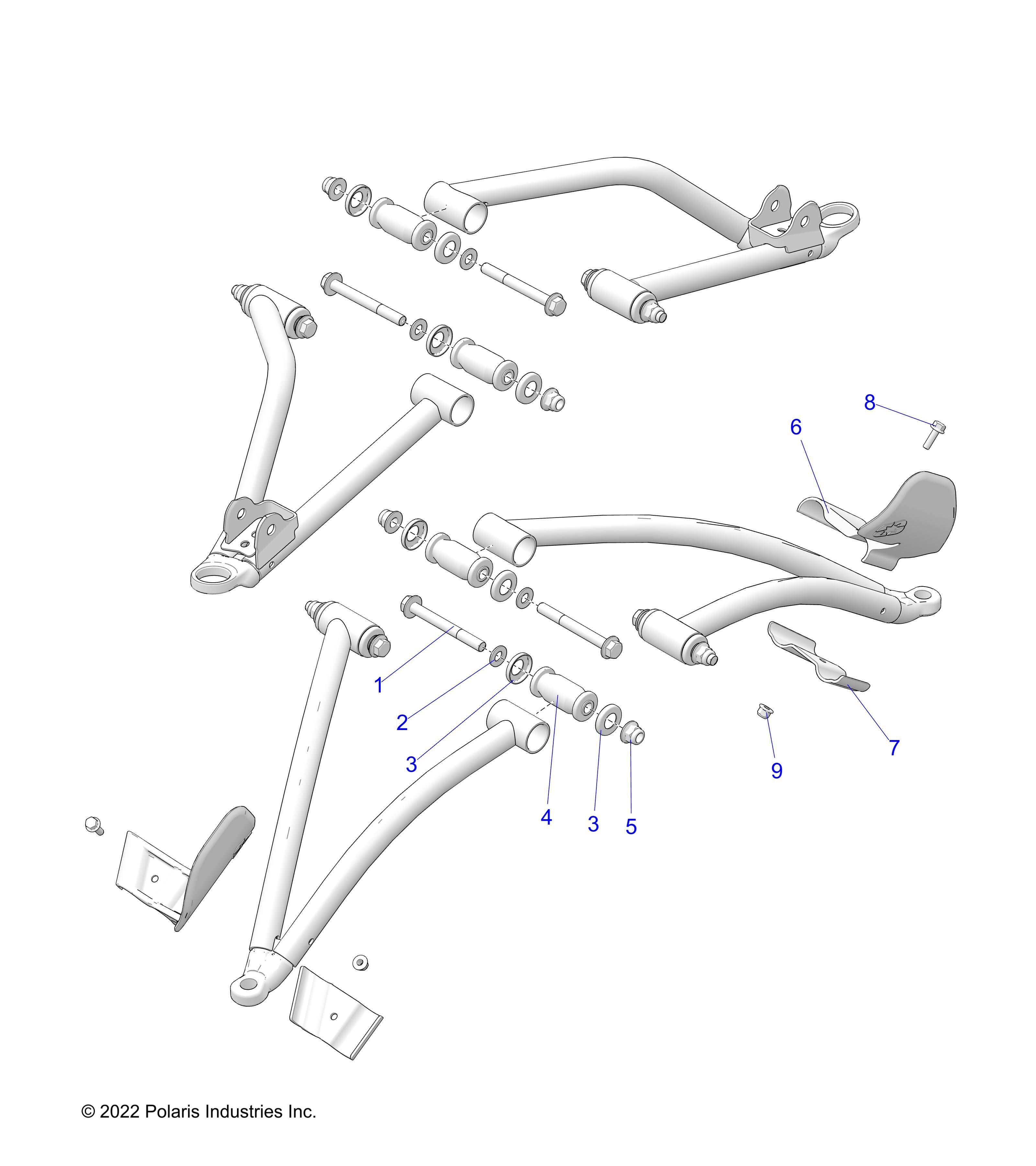 SUSPENSION A ARM MOUNTING POUR SPORTSMAN 570 EPS 2023