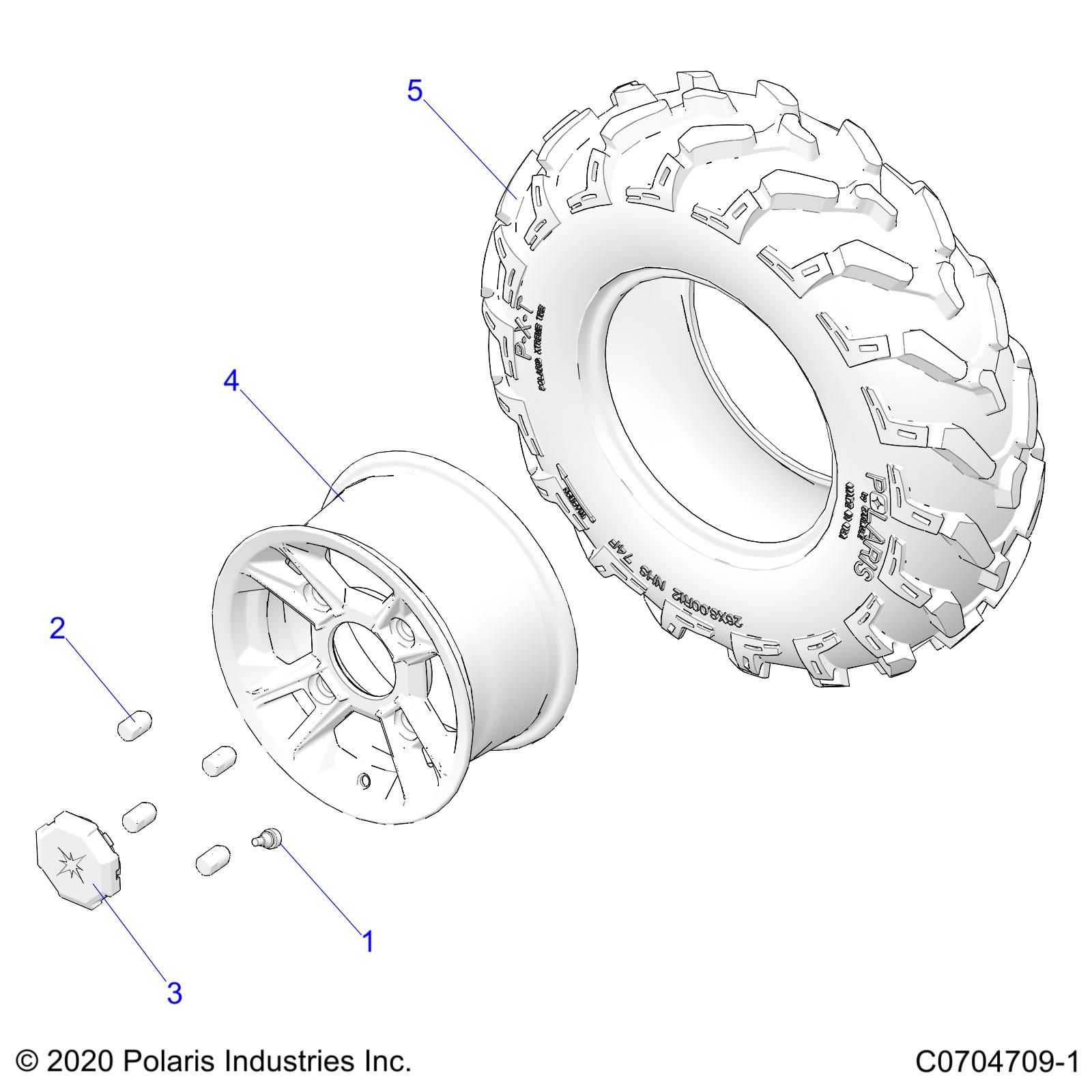 ROUES ROUES AVANT POUR RZR 900 TRAIL R02 2023