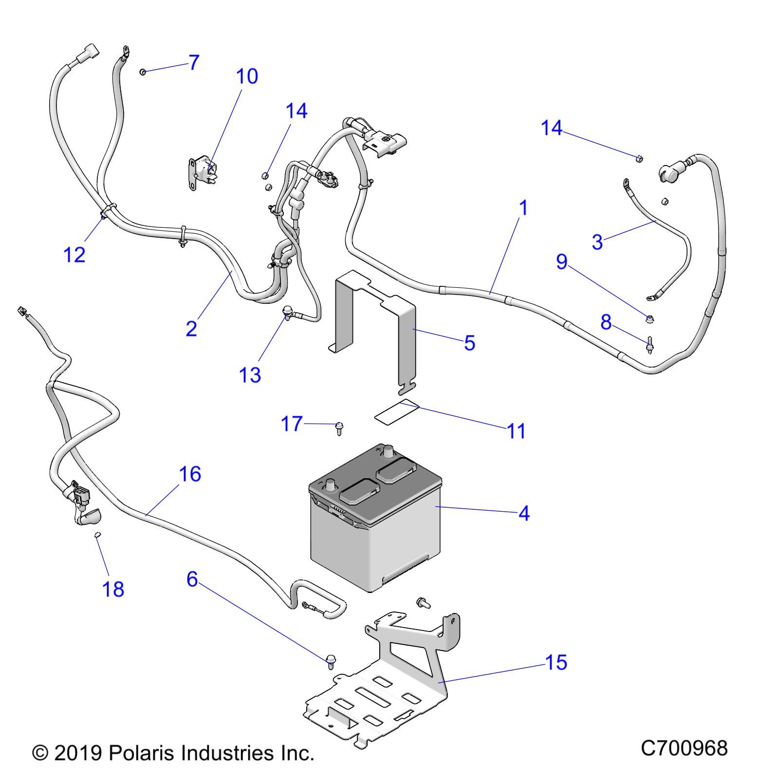 ELECTRIQUE BATTERIE POUR RANGER CREW XP 1000 NSTR 2022