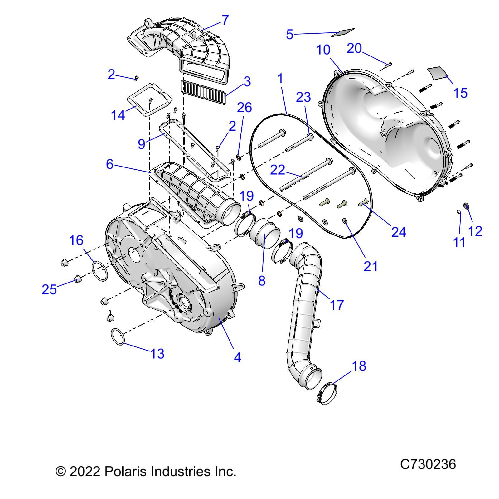 TRANSMISSION CARTER DEMBRAYAGE POUR RANGER 902D ISRL TRACTOR 2022