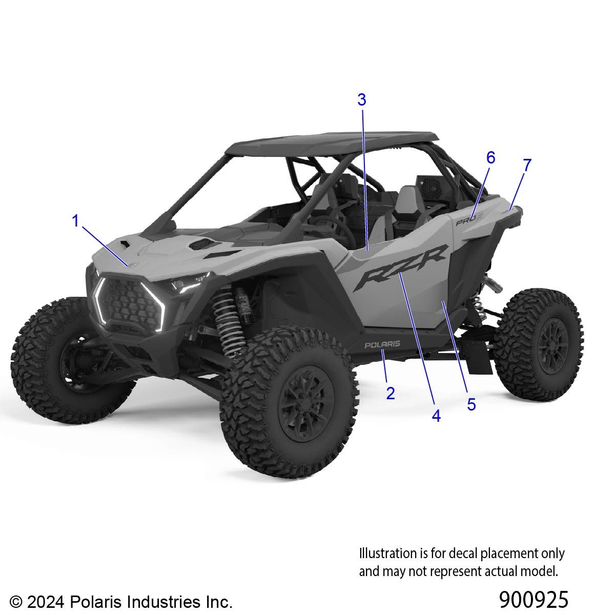 CARROSSERIE AUTOCOLLANTS DESIGN POUR RZR PRO S ULTIMATE 2025