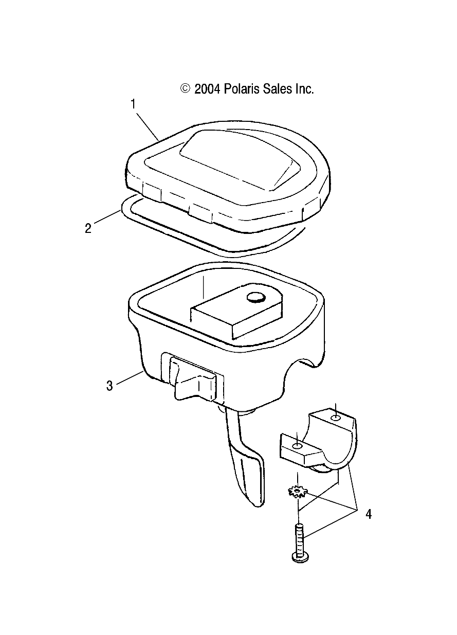 COMMANDES ACCELERATEUR POUR A04JD50AA ATP 500 4X4 2004
