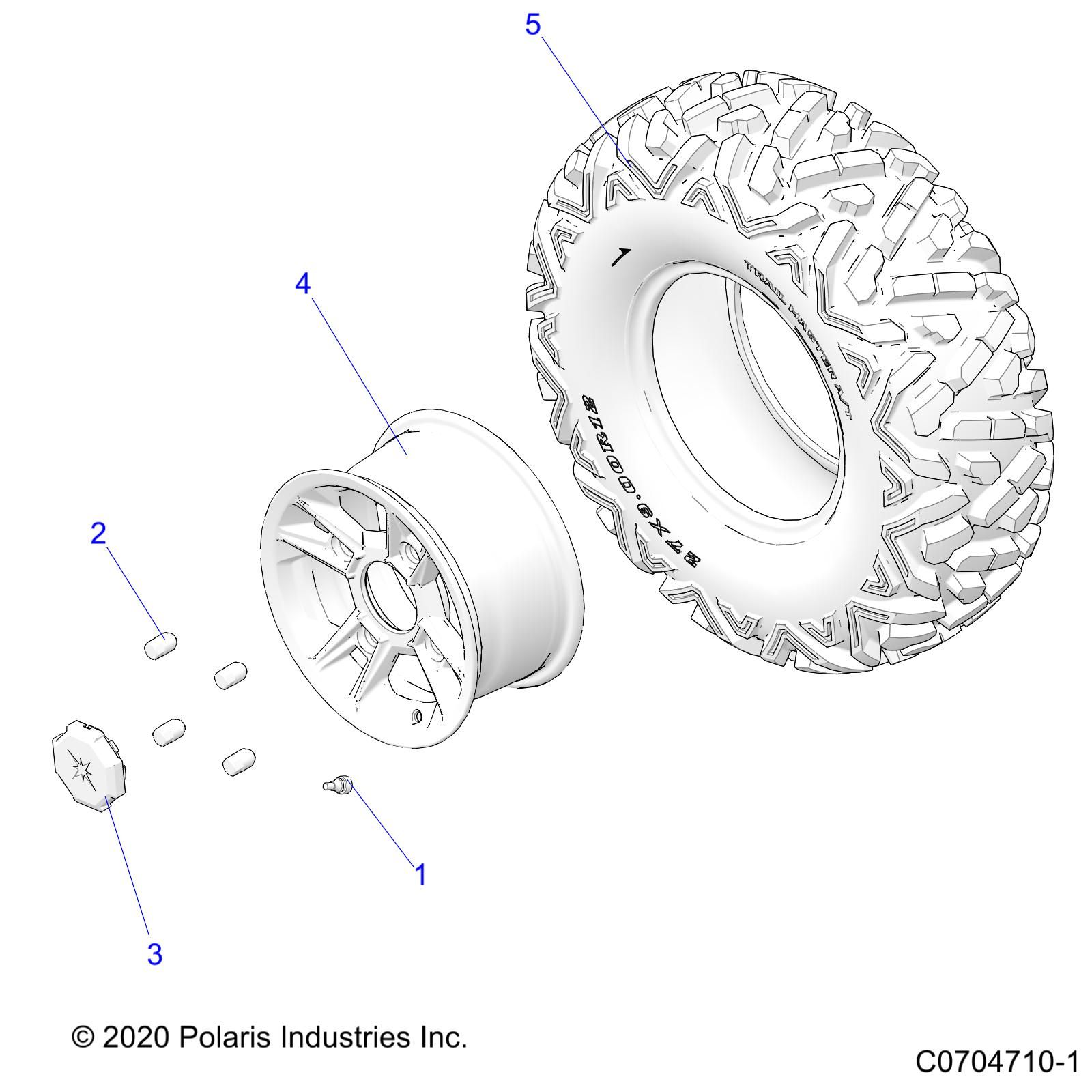 ROUES ROUES ARRIERE POUR RZR 900 TRAIL S R01 2023