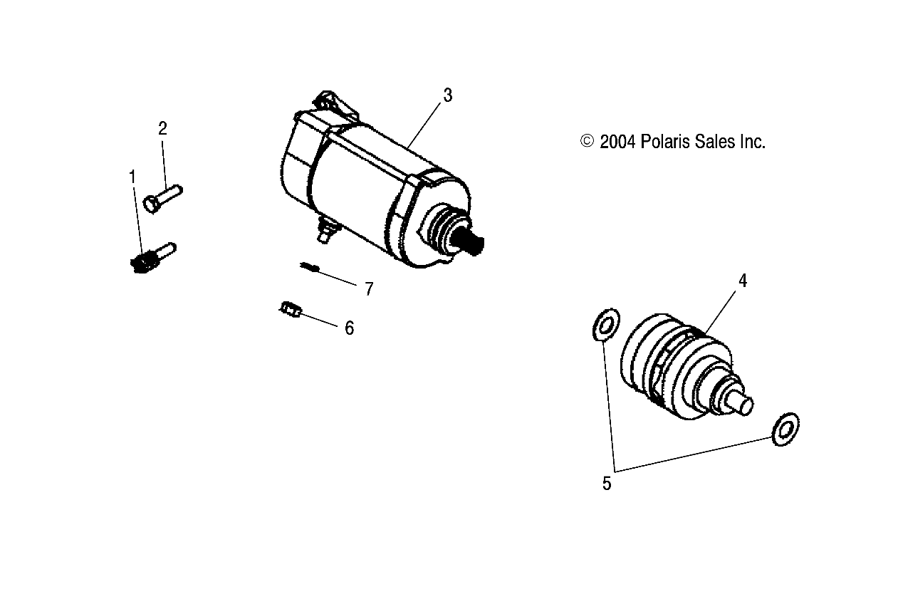 MOTEUR DEMARREUR POUR RANGER XP 2005