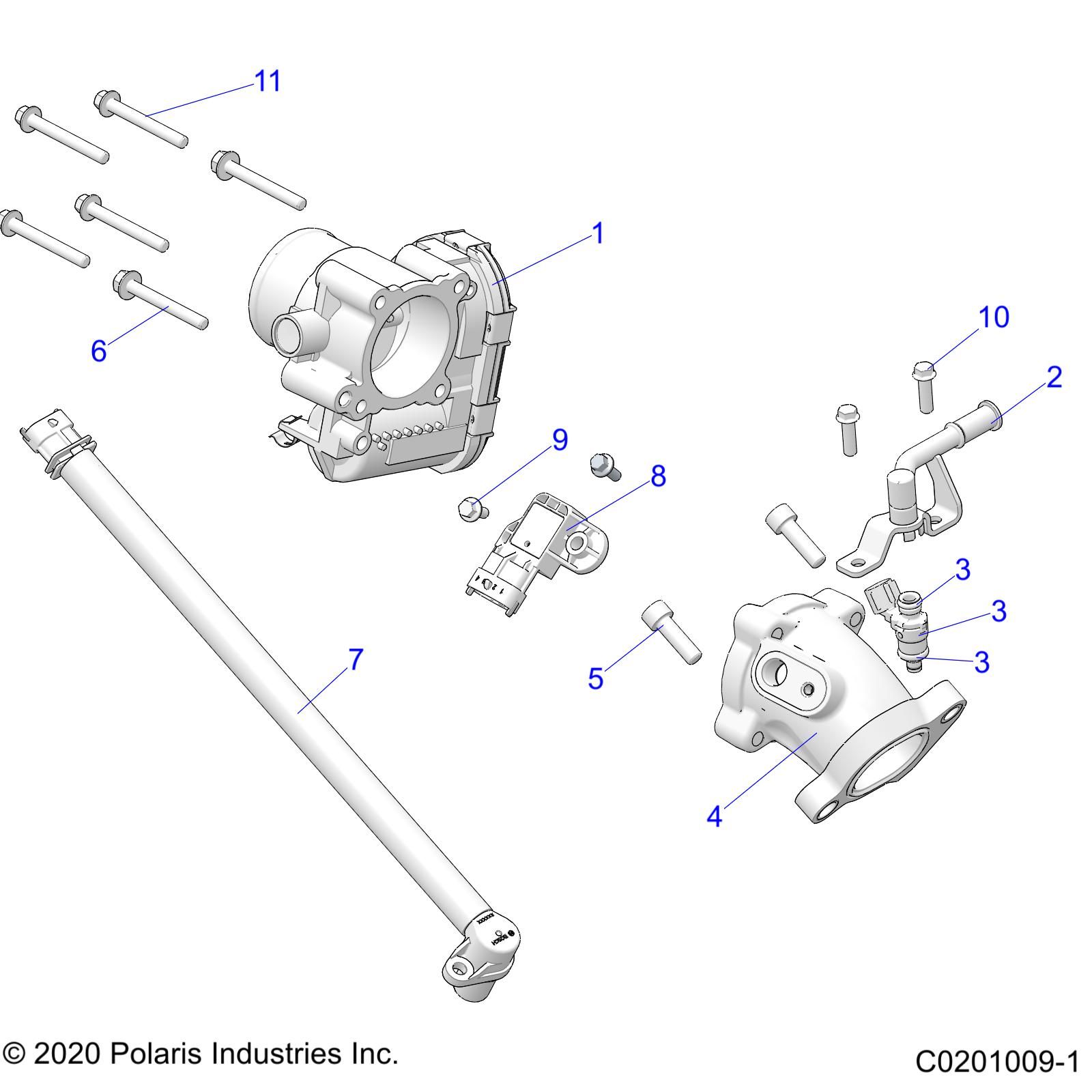 MOTEUR POUR SPORTSMAN TOURING 570 EPS EU 3PC INTL R01 2023