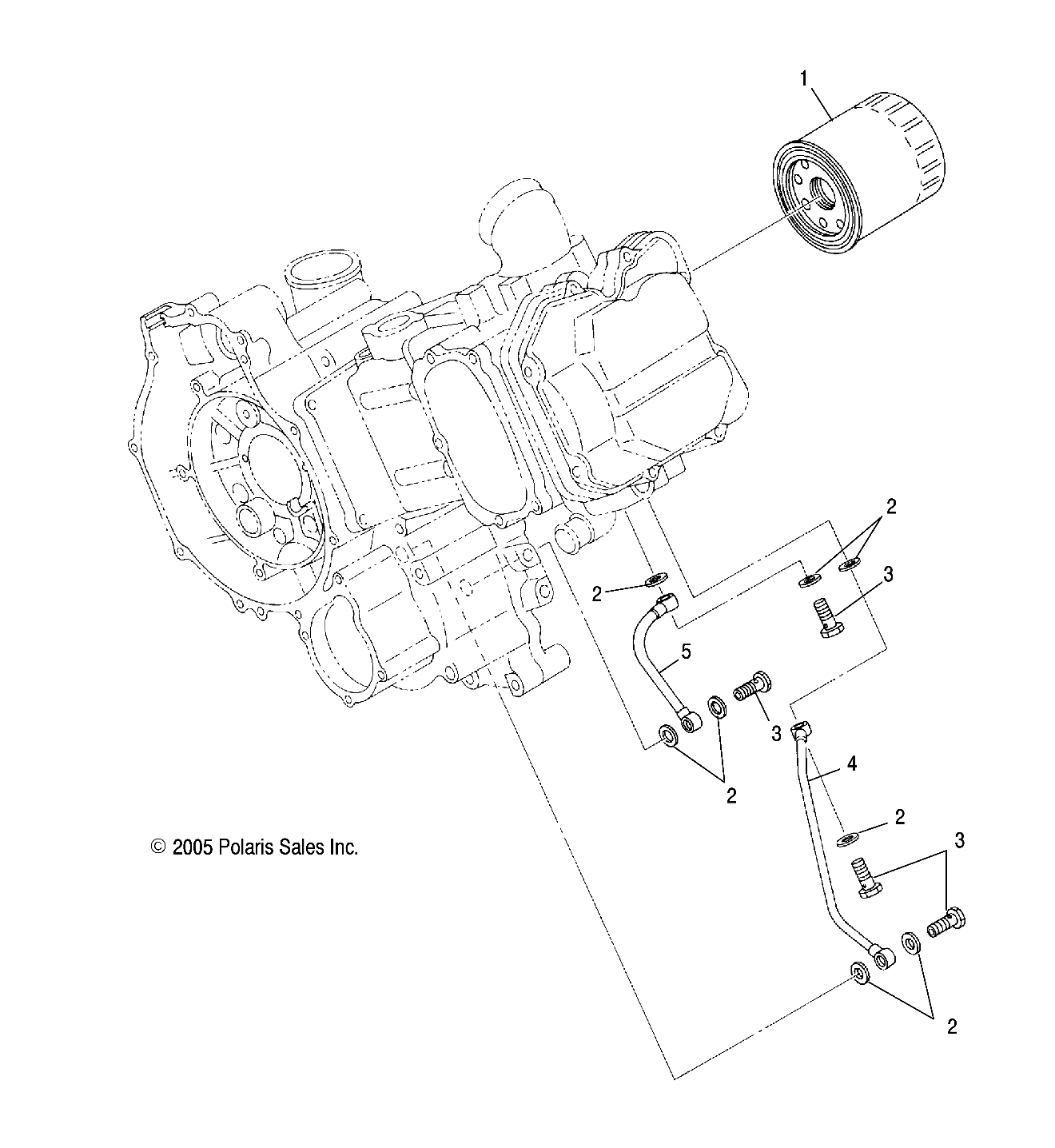 MOTEUR FILTRE A HUILE POUR RANGER 400 4X4 2012