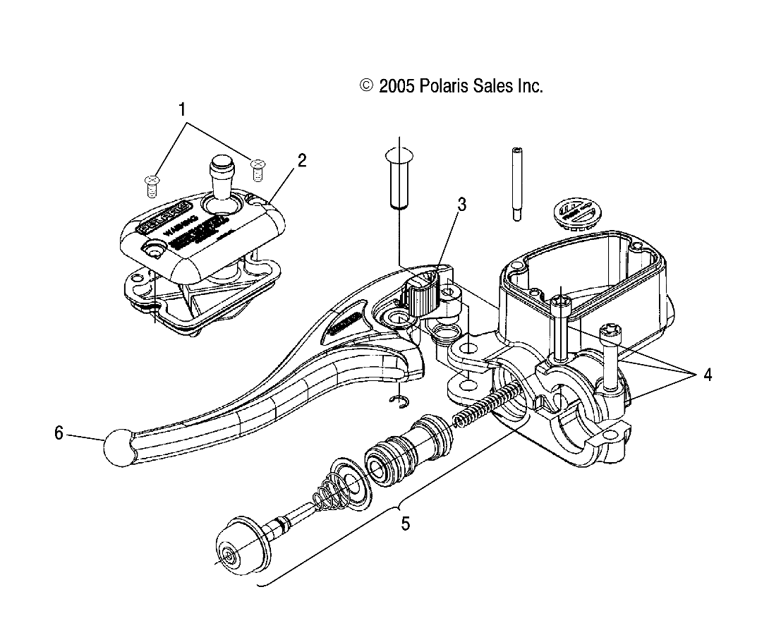 COMMANDES FREIN AVANT POUR ATP 330 4X4 2005