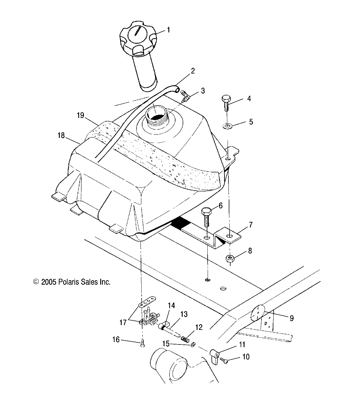 MOTEUR CIRCUIT DE CARBURANT POUR TRAIL BLAZER 2006