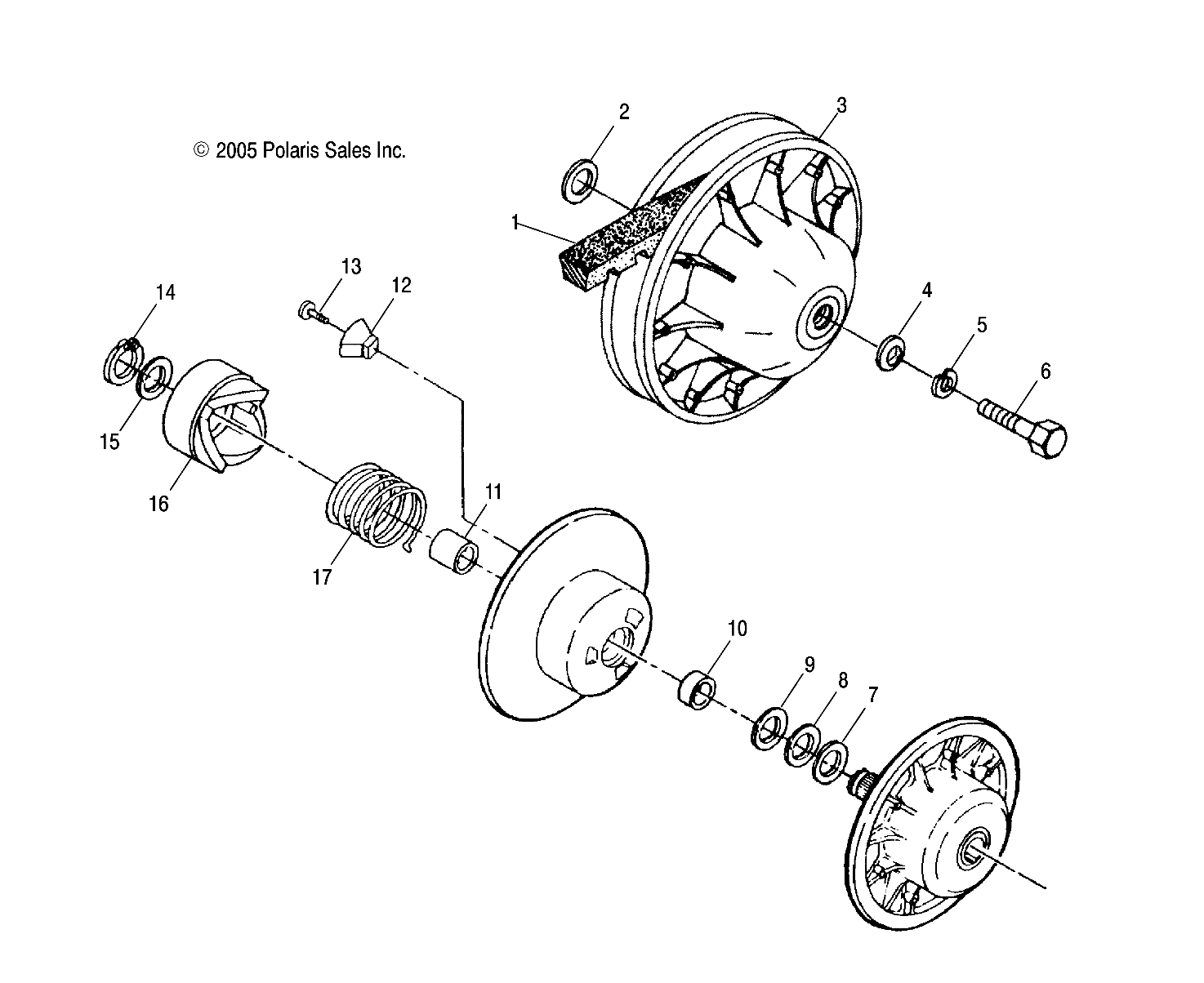 TRANSMISSION EMBRAYAGE SECONDAIRE POUR RANGER 4X4 500 EFI 2008