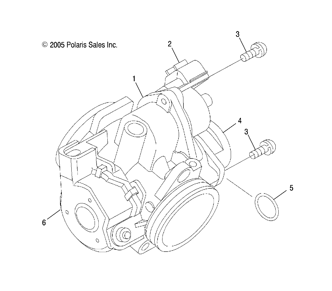 MOTEUR ACCELERATEUR POUR RANGER 500 4X4 EFI 2006