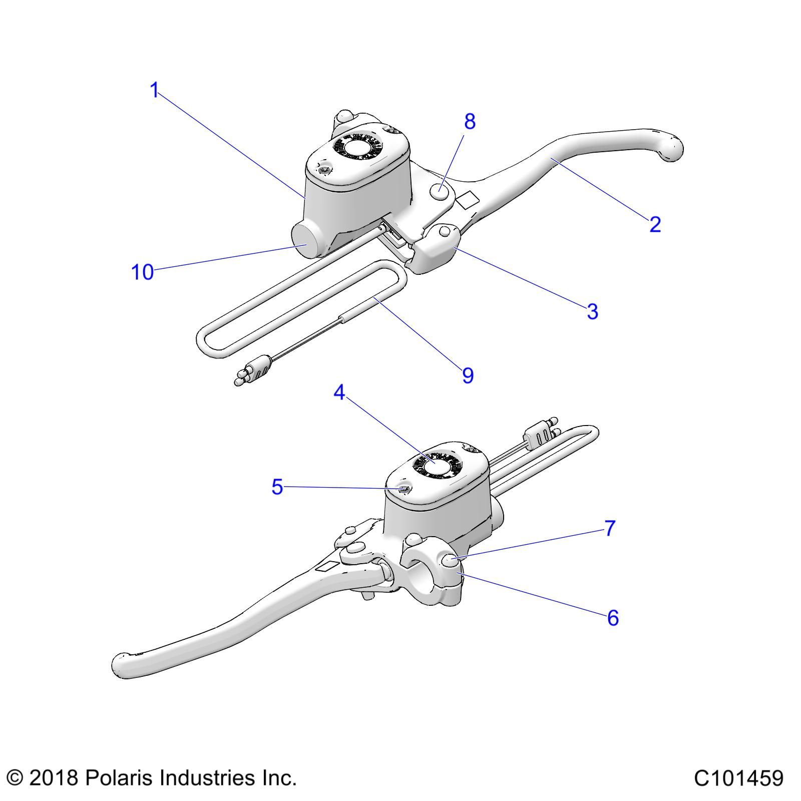 FREINS POUR SCRAMBLER 1000 55 EPS 3PC INTL R01 2022