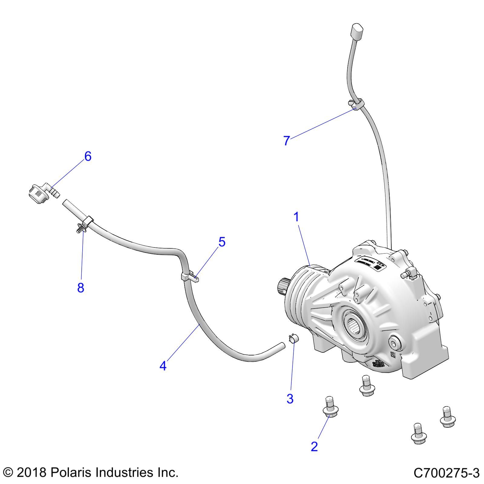 TRANSMISSION MONTAGE BOITE AVANT POUR RZR XP 1000 MD 2019